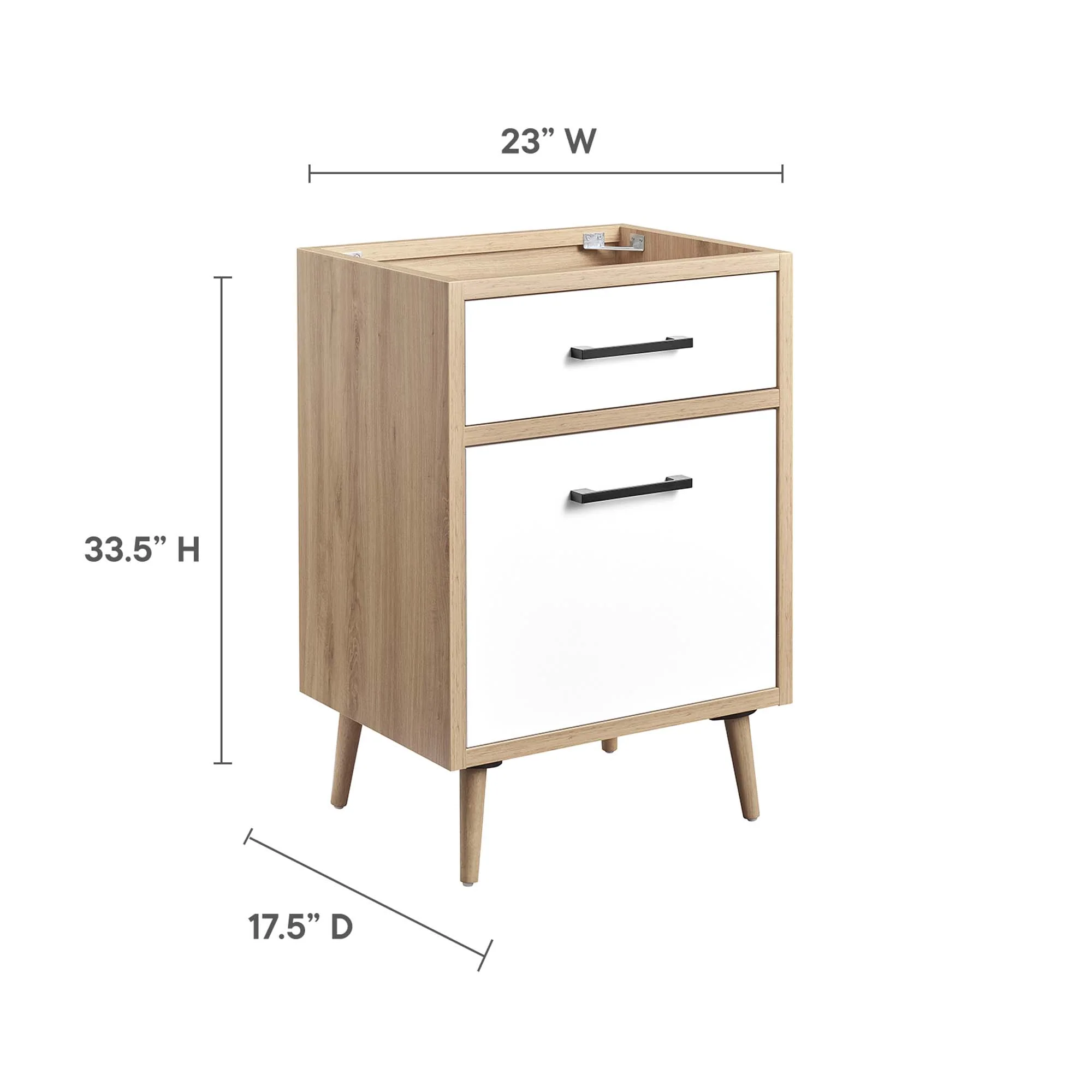 Maverick 24" Bathroom Vanity Cabinet Sink Basin Not Included by Modway - Image 3