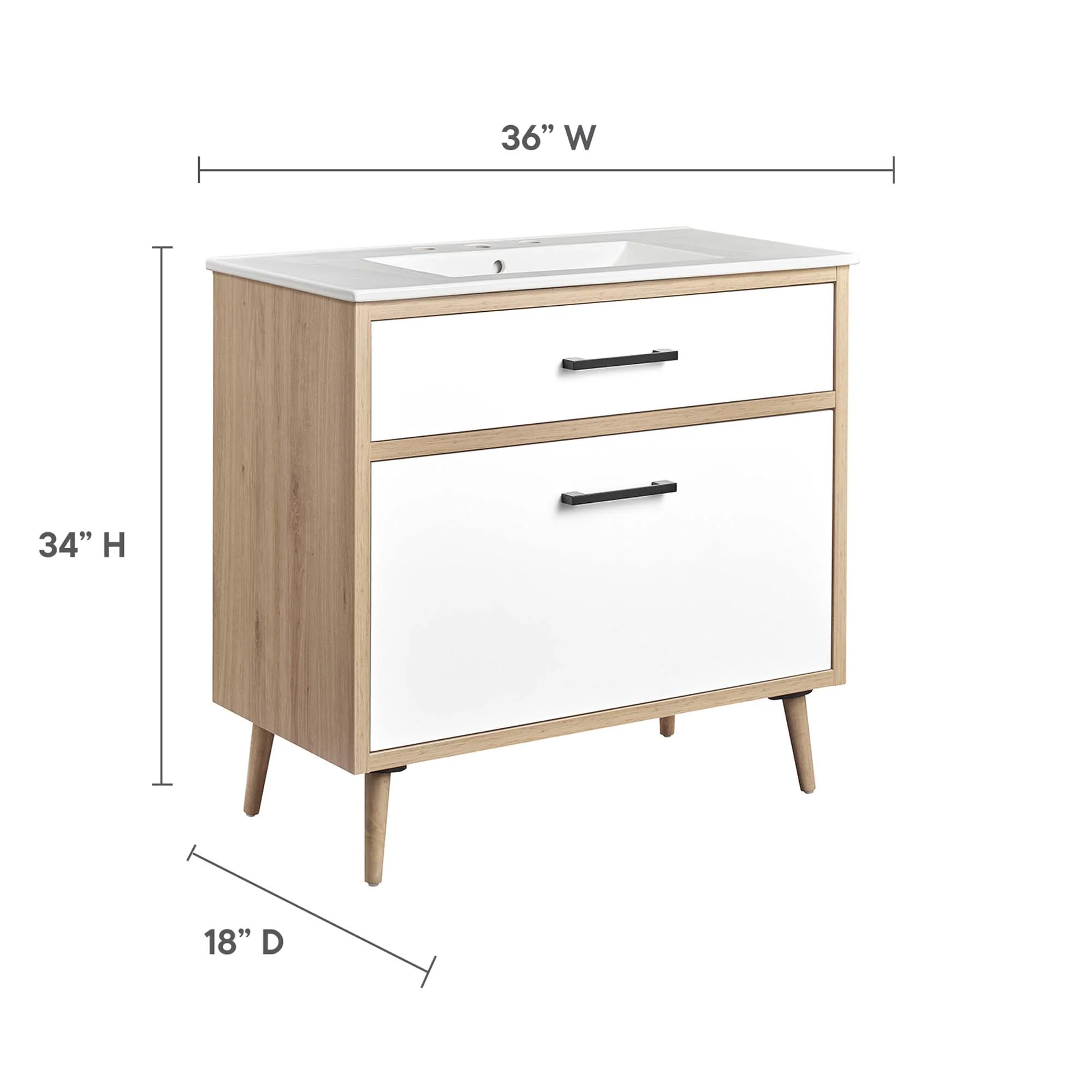 Maverick 36" Bathroom Vanity by Modway - Image 3