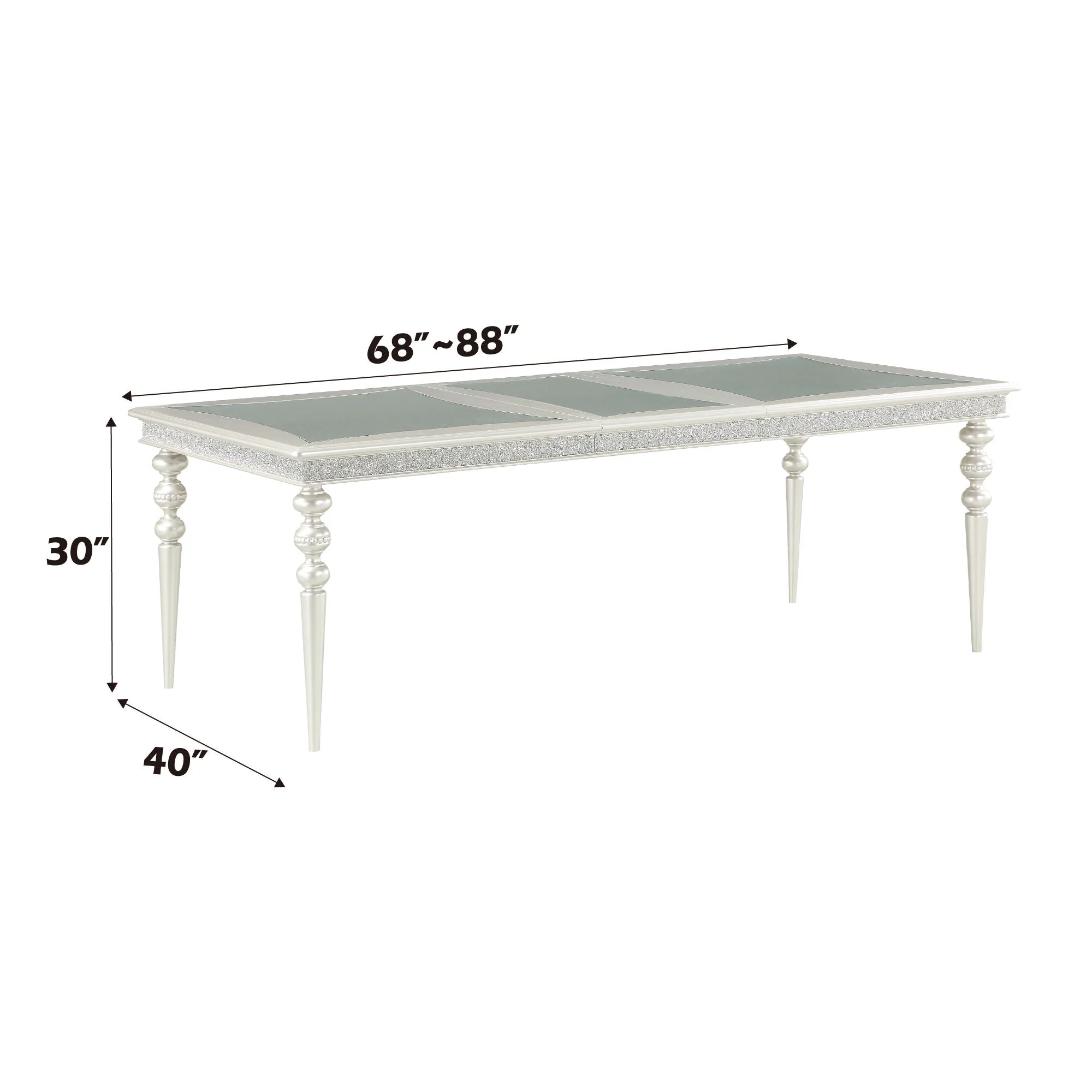 Maverick - Dining Table - Silver - Image 3