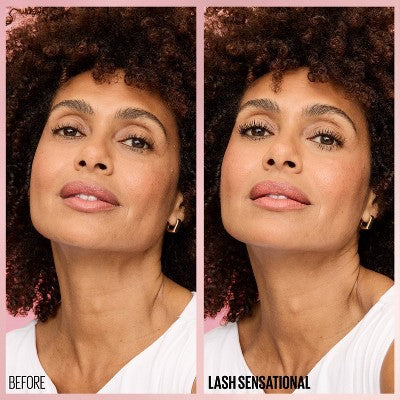 Maybelline Lash Waterproof Sensational Lengthening Mascara Blackest Black 0.32 fl oz - Imperfect Box - Image 9