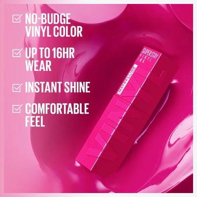 Maybelline Super Stay Vinyl Ink Liquid Lipstick 145 Rogue 0.14 fl oz - New - Image 5