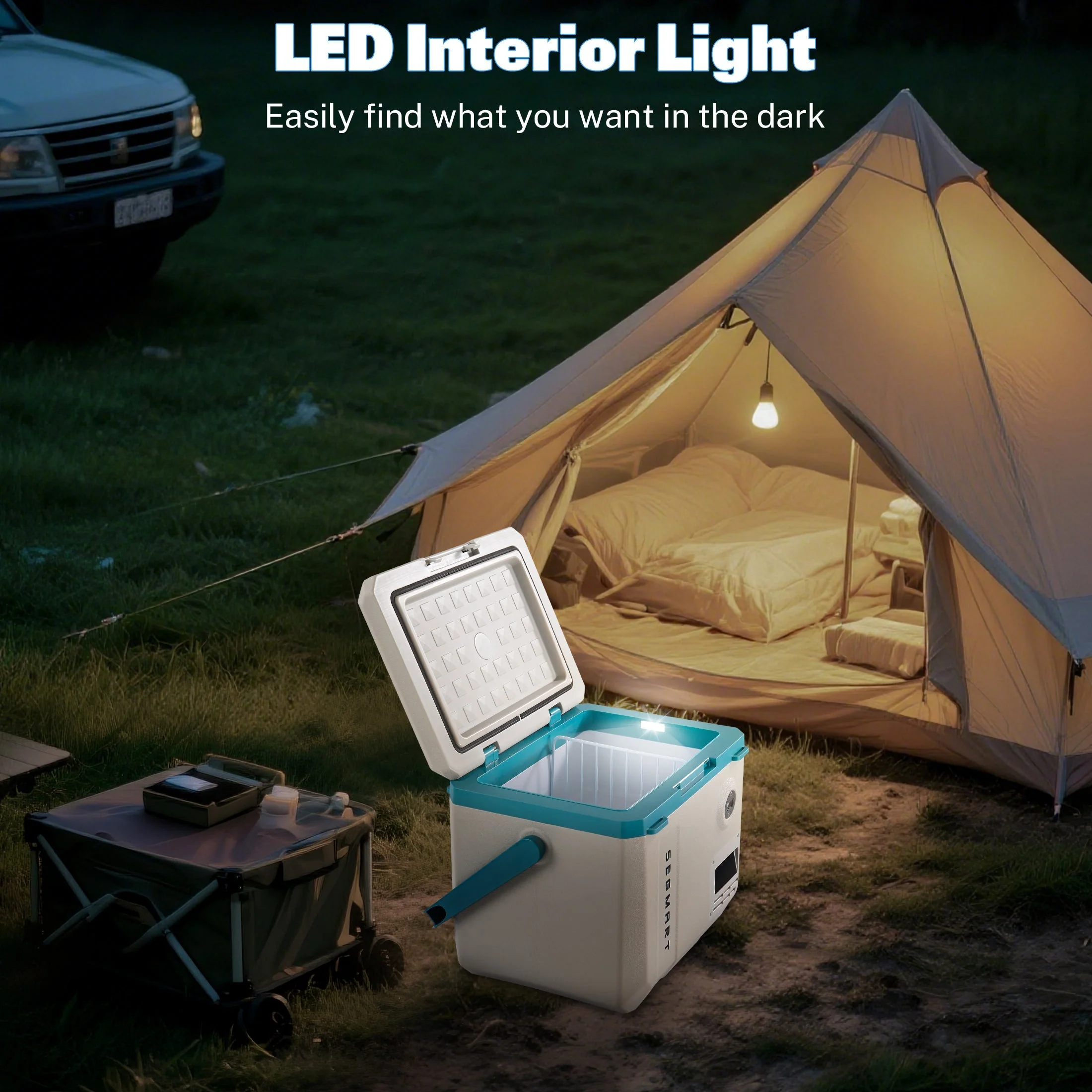 MC20 Portable Car Fridge (45W 19L) for Camping - Image 4