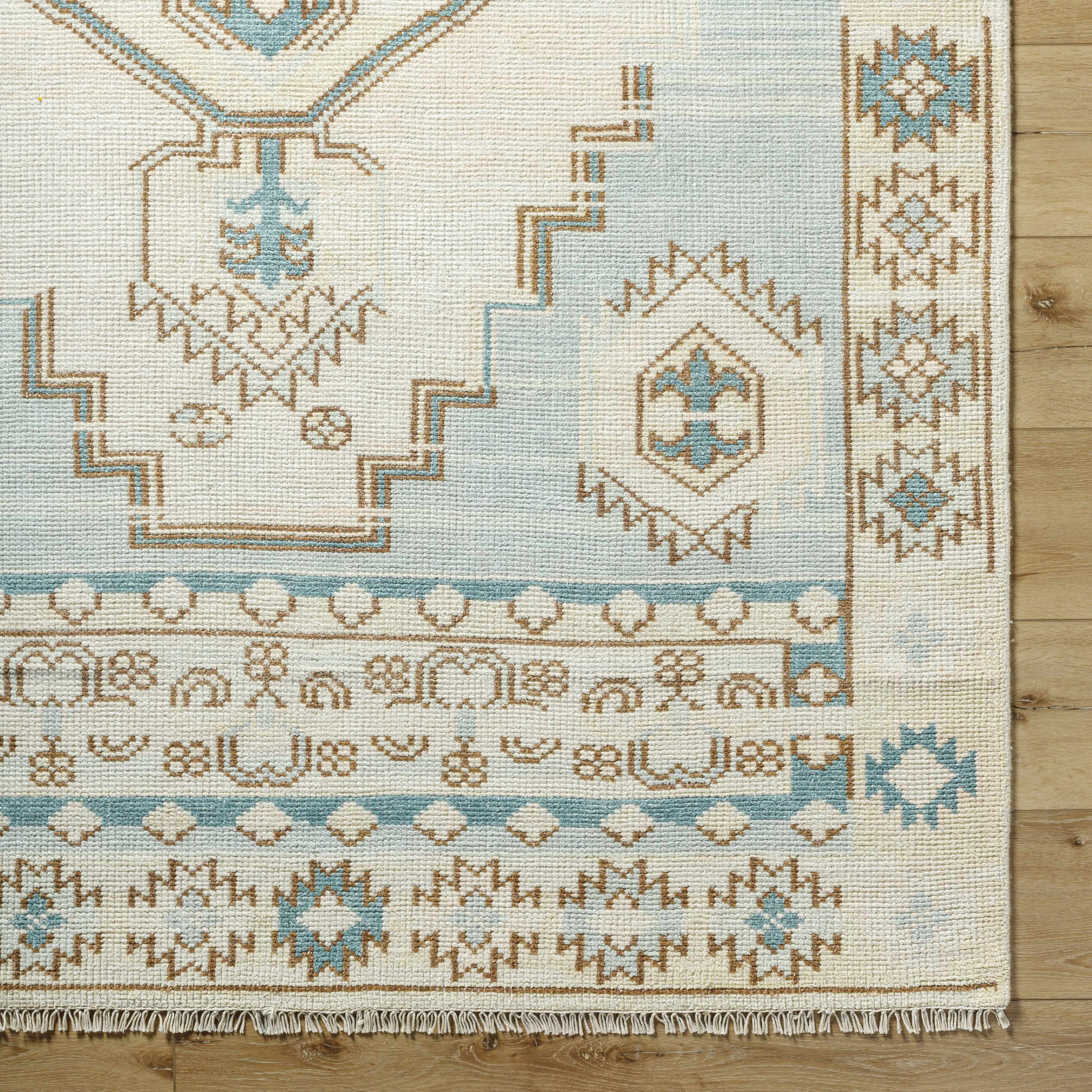 McColl Hand Knotted Wool Blend Rug - Clearance - Image 11