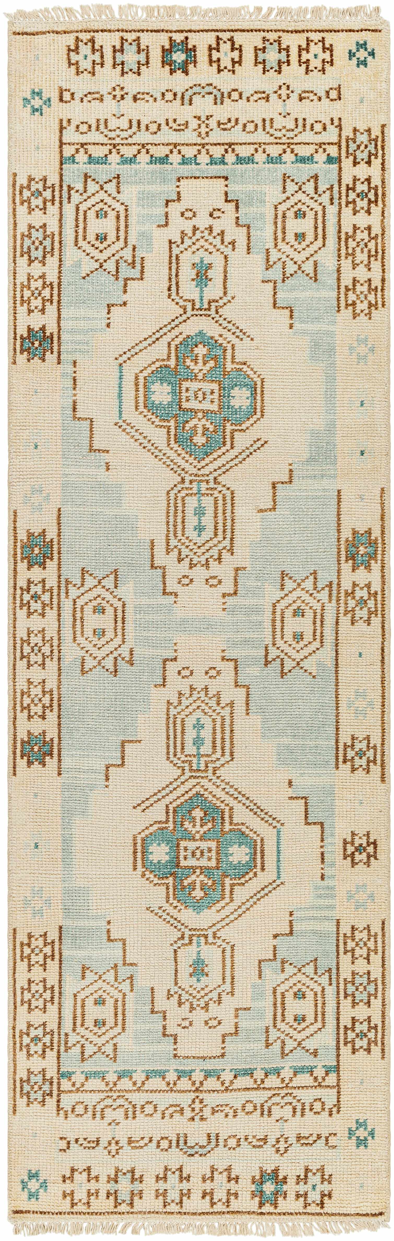 McColl Hand Knotted Wool Blend Rug - Clearance - Image 5