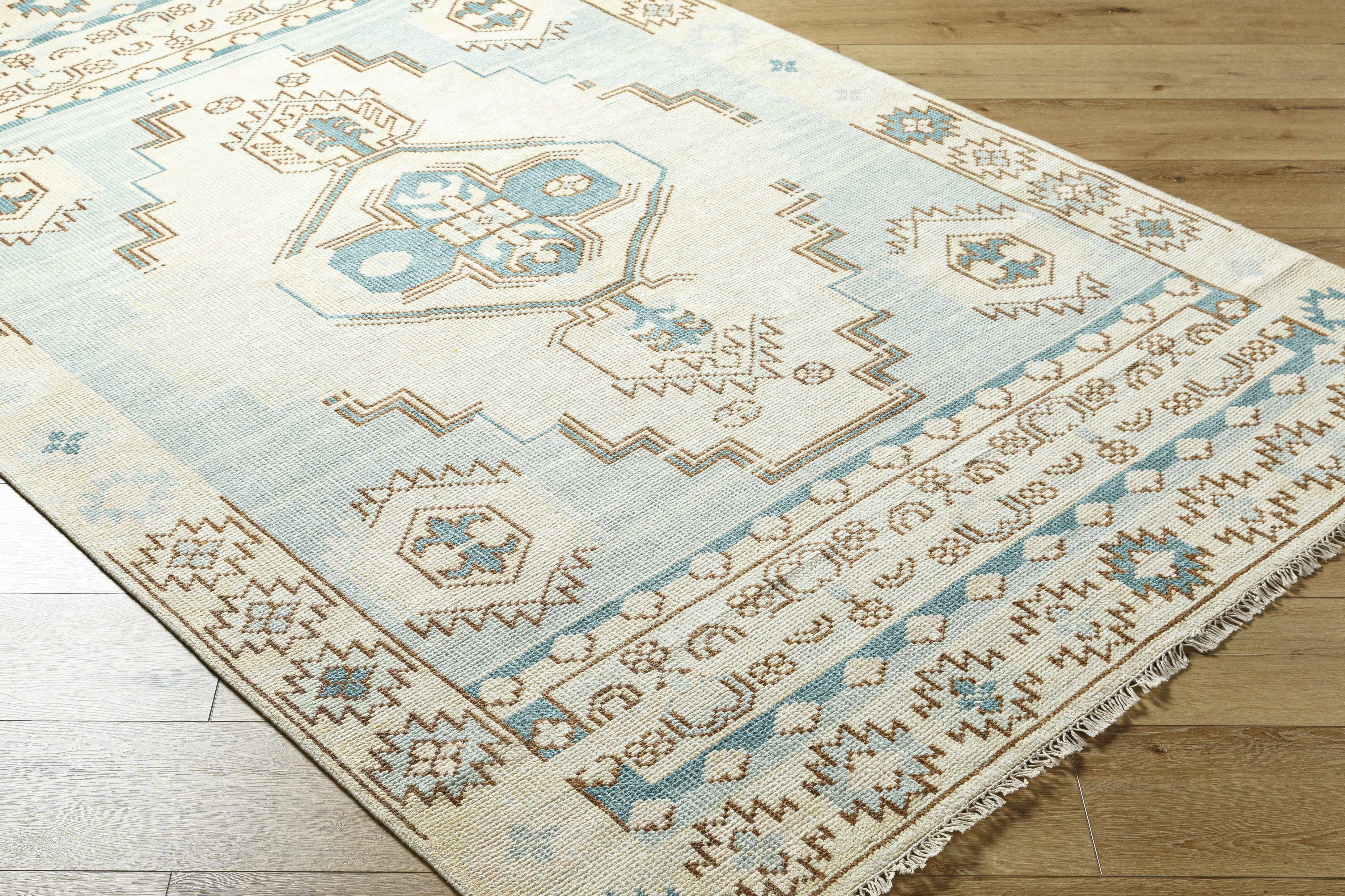 McColl Hand Knotted Wool Blend Rug - Clearance - Image 8