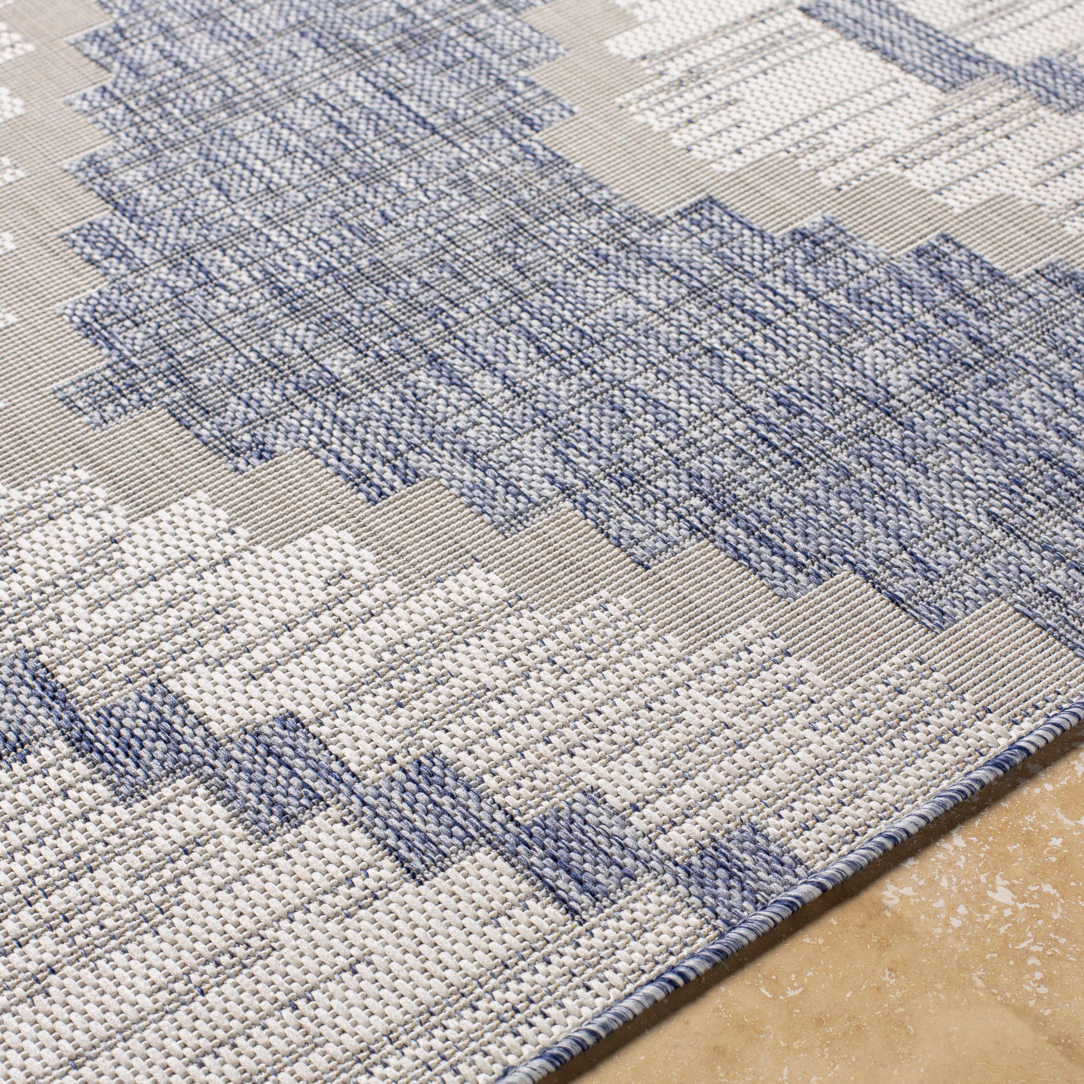 McCrory Pale Blue Flat Rug - Image 5
