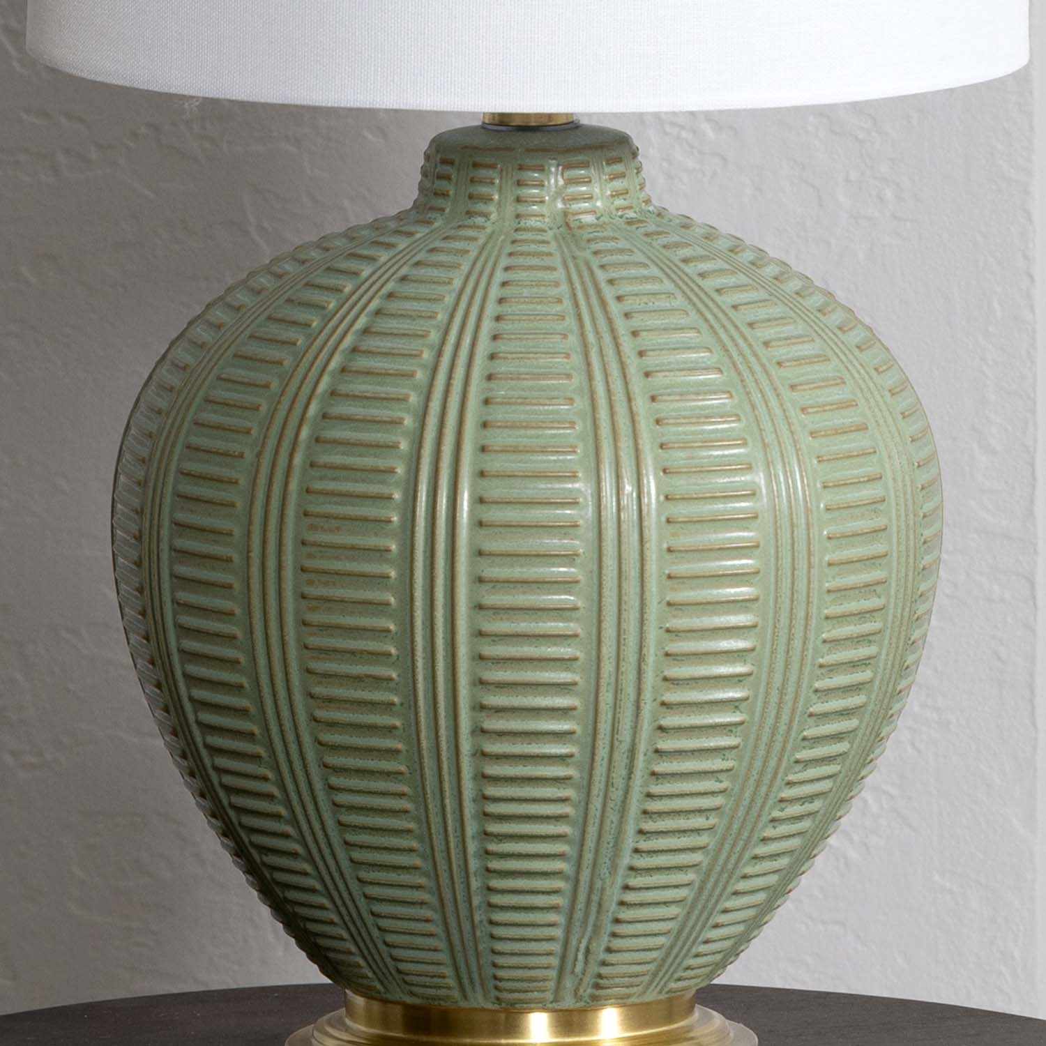 McMurray Green Textured Table Lamp - Image 5