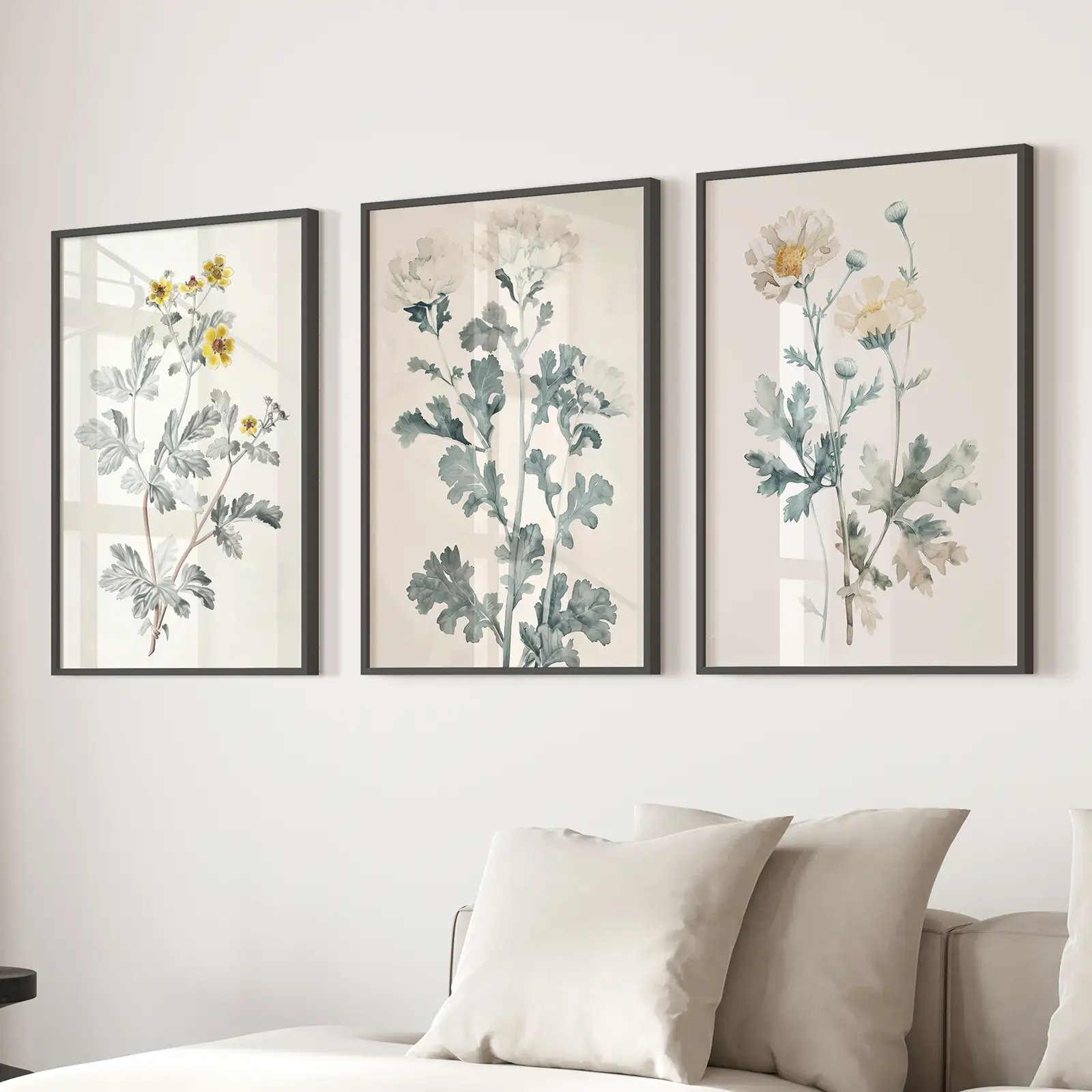 Meadow Flower Watercolor Wall Art Poster Set - Image 7