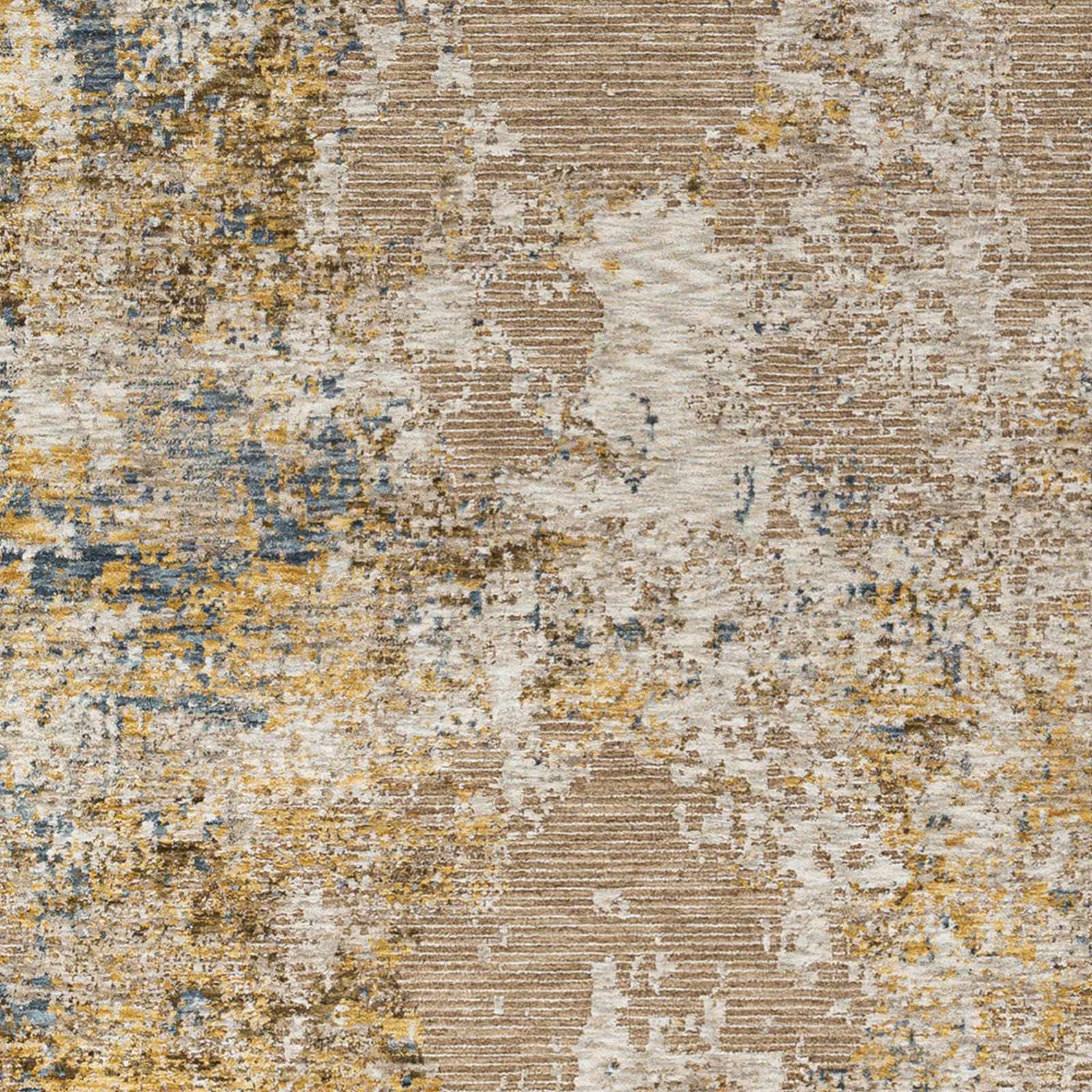 Meads Abstract Mustard Luxe Rug - Image 7