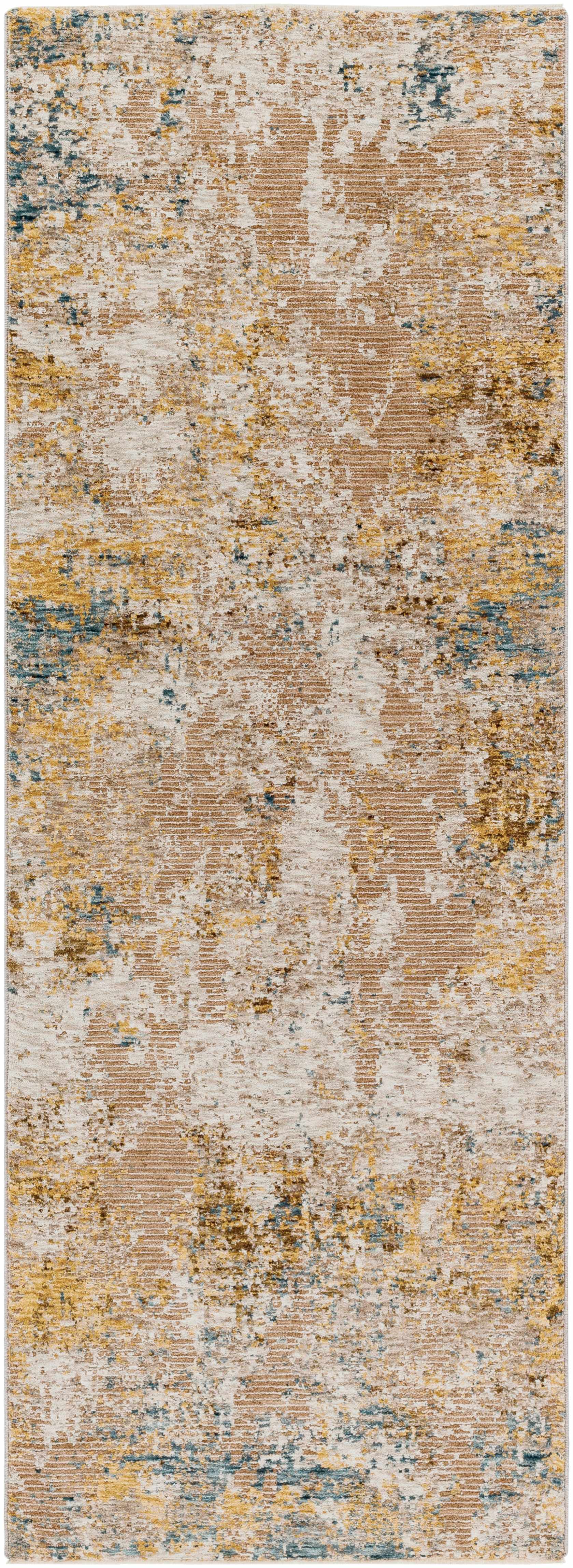 Meads Abstract Mustard Luxe Rug - Image 8
