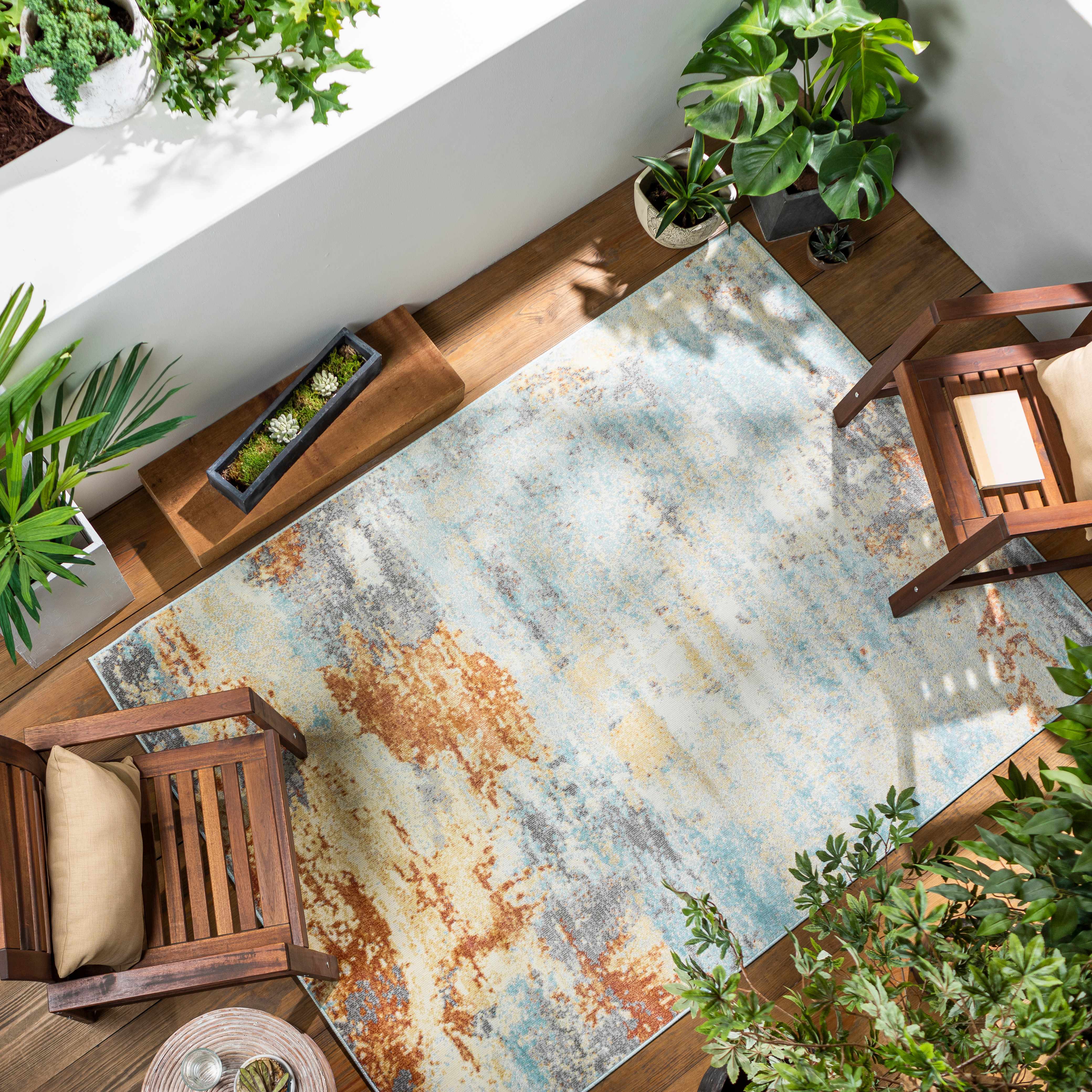 Mecosta Light Outdoor Area Rug - Image 2