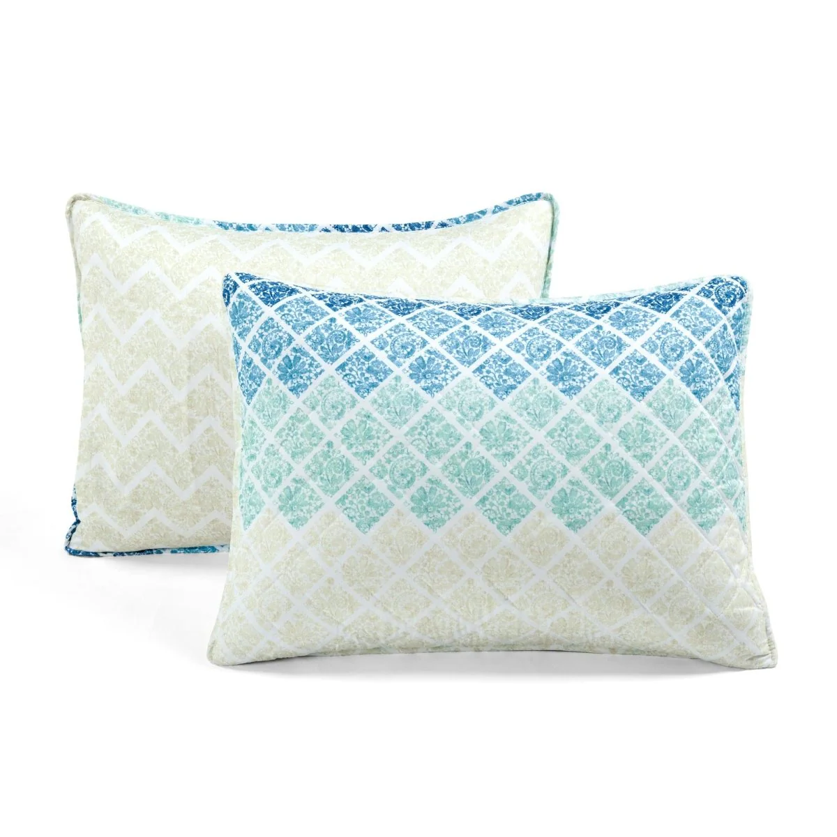 Medallion Ombre Reversible Quilt 3 Piece Set - Image 14