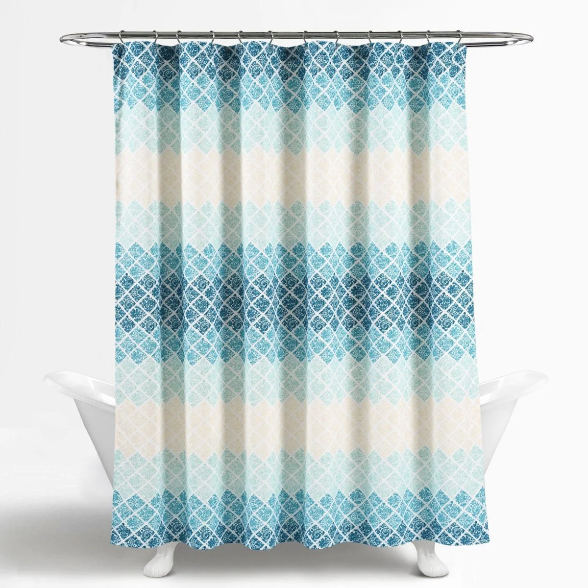 Medallion Ombre Shower Curtain - Image 4