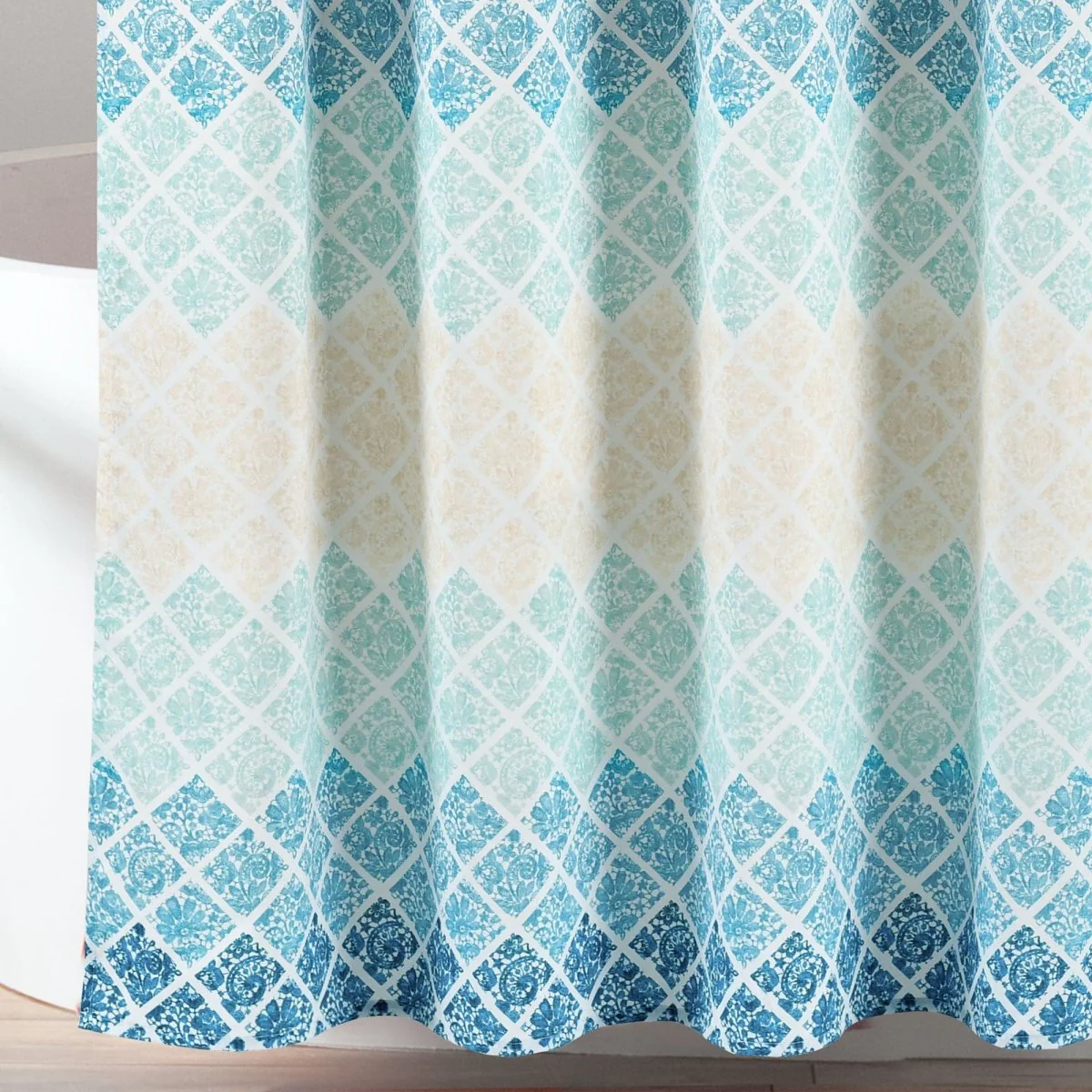 Medallion Ombre Shower Curtain - Image 7