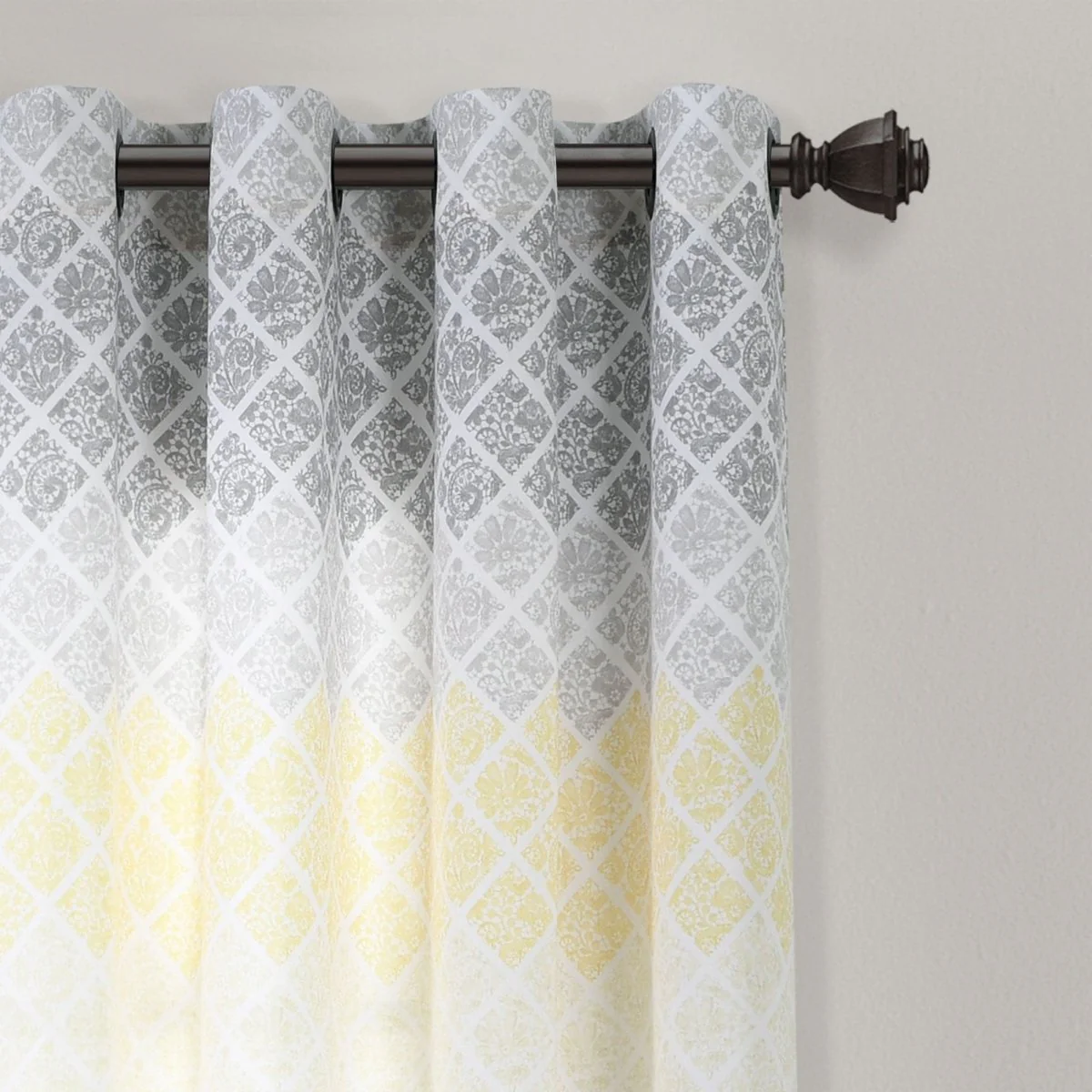 Medallion Ombre Window Curtain Panel Set - Image 3