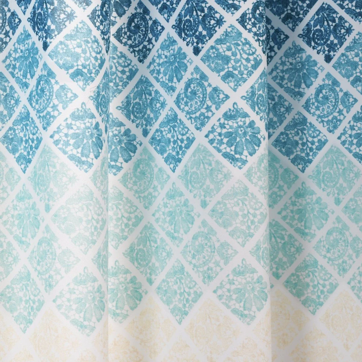 Medallion Ombre Window Curtain Panel Set - Image 8