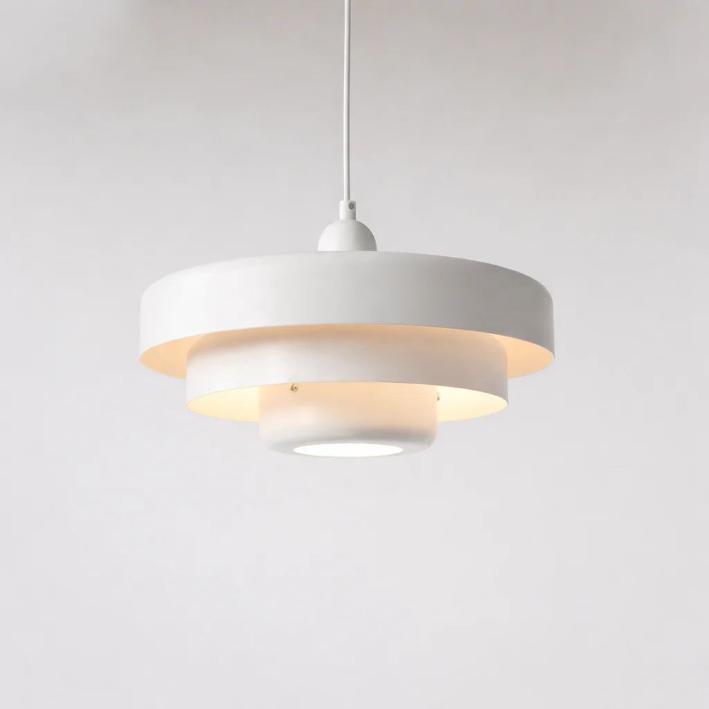 Medieval Danish Chandelier Multicolor Retro Pendant Light Orange Ceiling Lamp - Image 13