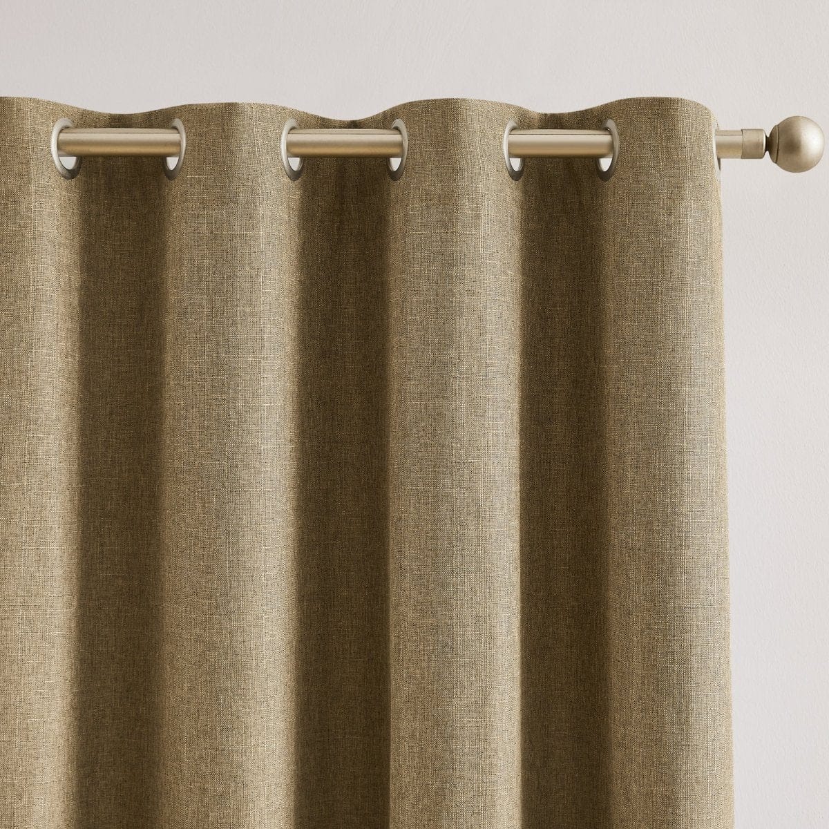 Meena Slub 100% Blackout Window Curtain Panels - Image 10