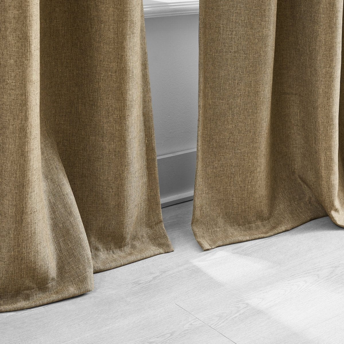 Meena Slub 100% Blackout Window Curtain Panels - Image 11