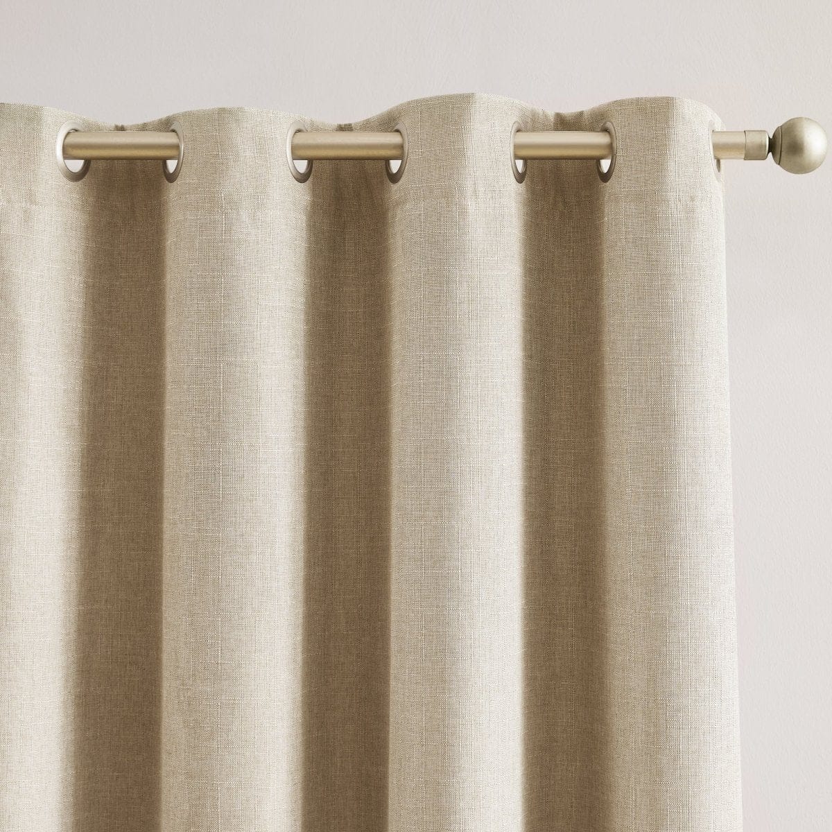 Meena Slub 100% Blackout Window Curtain Panels - Image 16