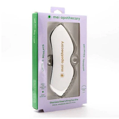 Mei Apothecary Stainless Steel Lifting Gua Sha Tool - Image 3