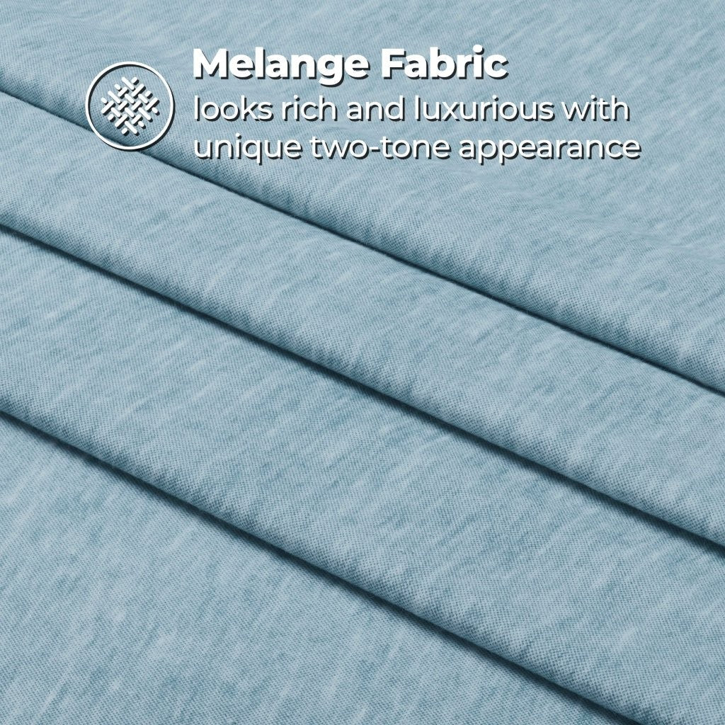 100% Cotton Flannel Sheet Set Warm Two-Toned Melange Deep Pocket - Image 9