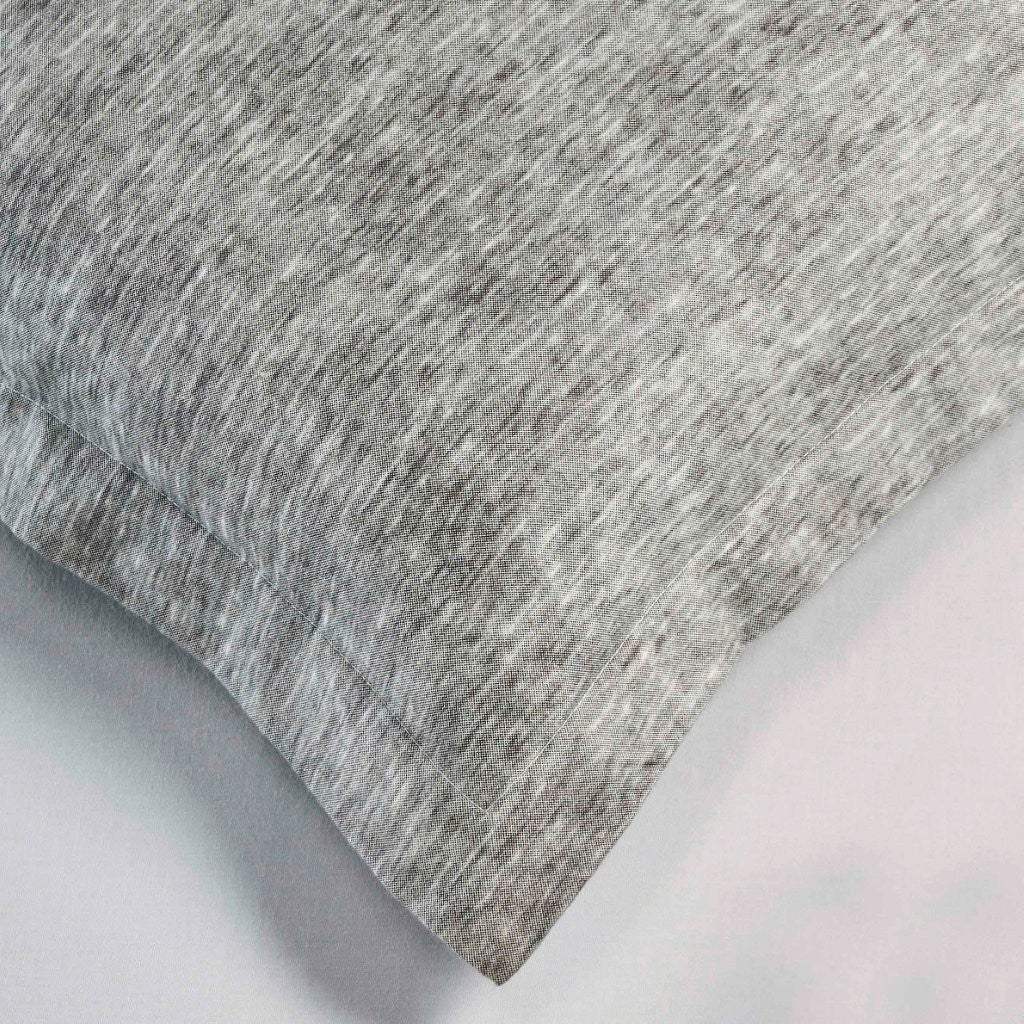 Melange Flannel Cotton Fuzzy Warm Two-Toned Duvet Cover Set - Image 26