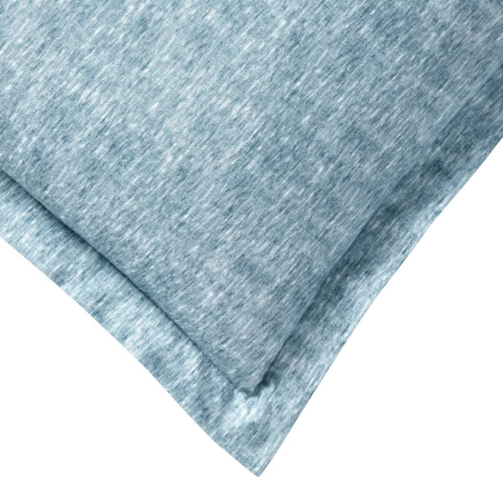Melange Flannel Cotton Fuzzy Warm Two-Toned Duvet Cover Set - Image 46