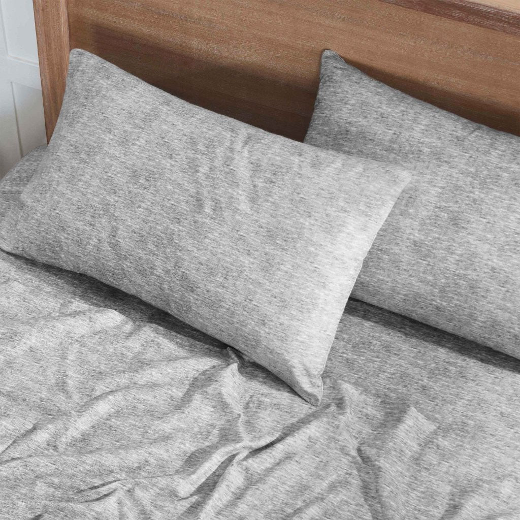 Superior Melange Flannel Cotton Two-Toned Fuzzy Pillowcases, Set of 2 - Image 17