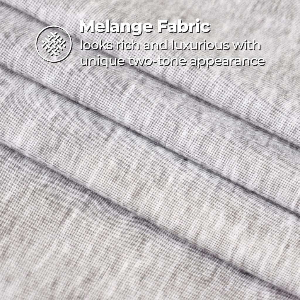Superior Melange Flannel Cotton Two-Toned Fuzzy Pillowcases, Set of 2 - Image 22