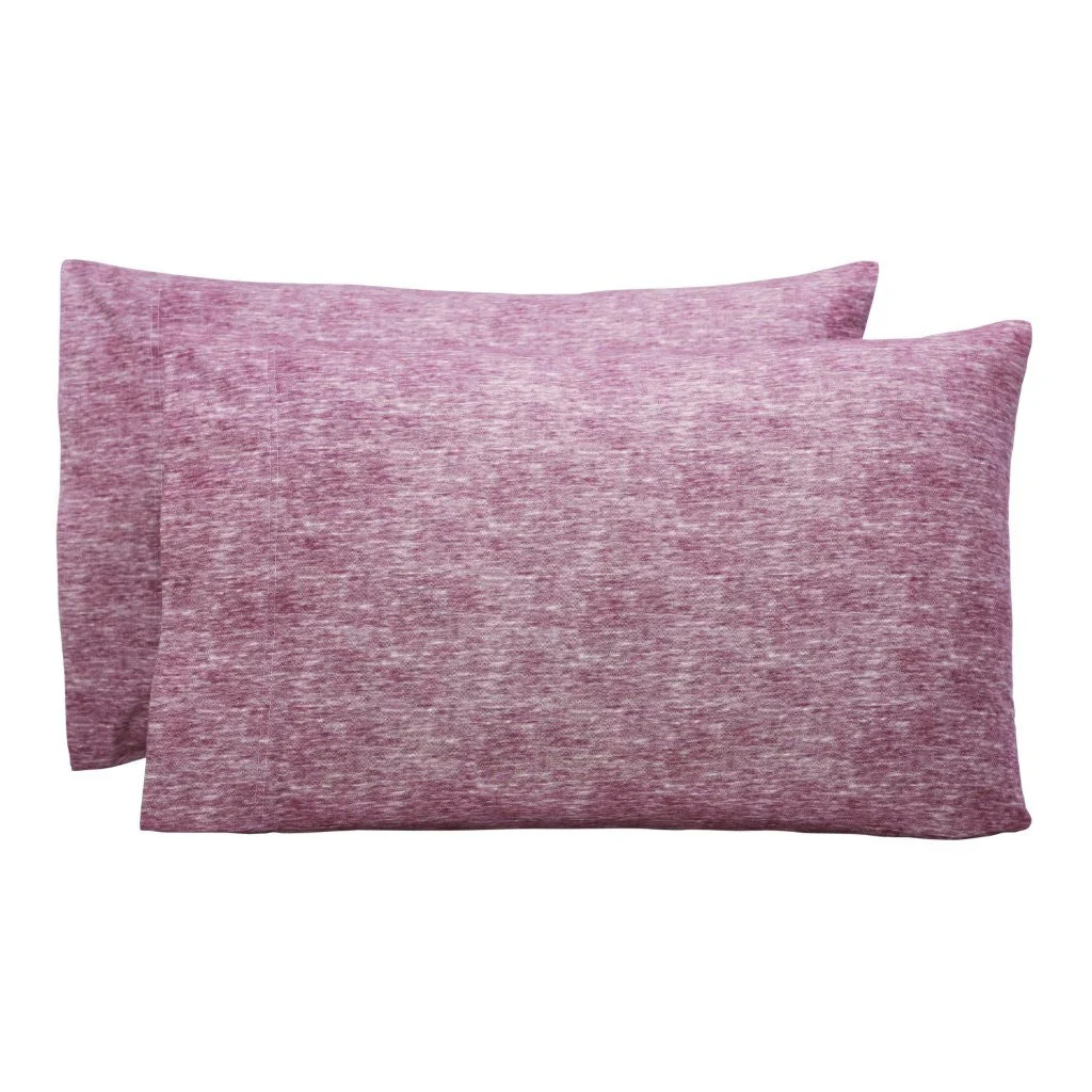 Superior Melange Flannel Cotton Two-Toned Fuzzy Pillowcases, Set of 2 - Image 26