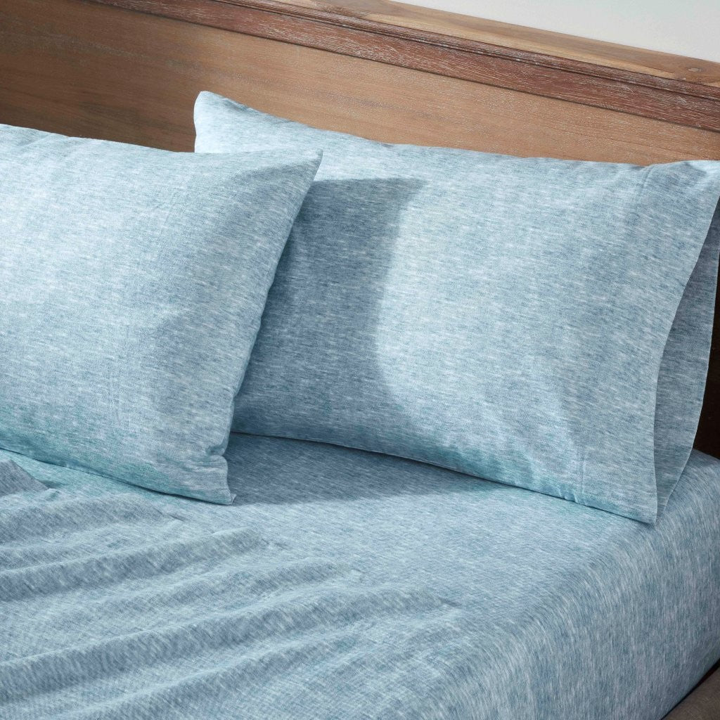 Superior Melange Flannel Cotton Two-Toned Fuzzy Pillowcases, Set of 2 - Image 41
