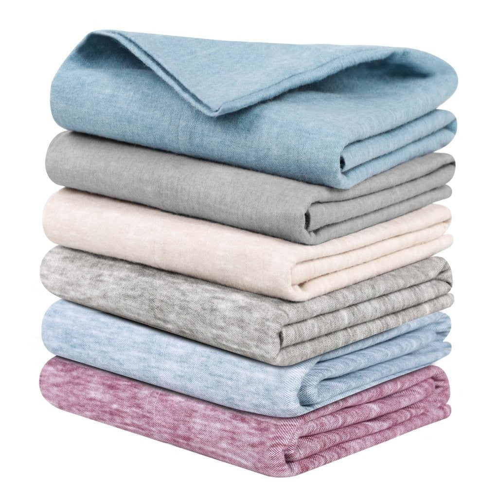 Superior Melange Flannel Cotton Two-Toned Fuzzy Pillowcases, Set of 2 - Image 51