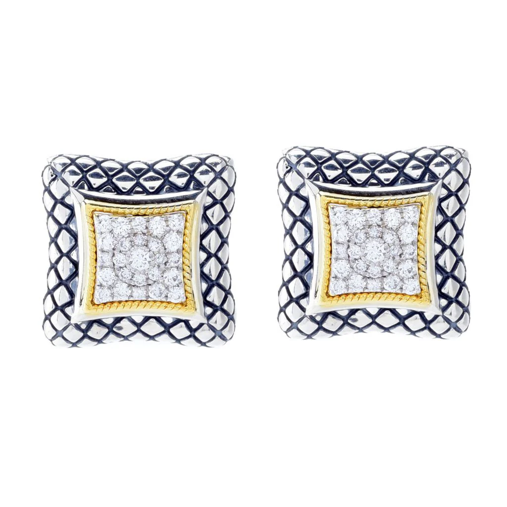 Melodia Diamonds 0.50ctw Lab Grown Diamond Cushion Shape Earrings - Image 3