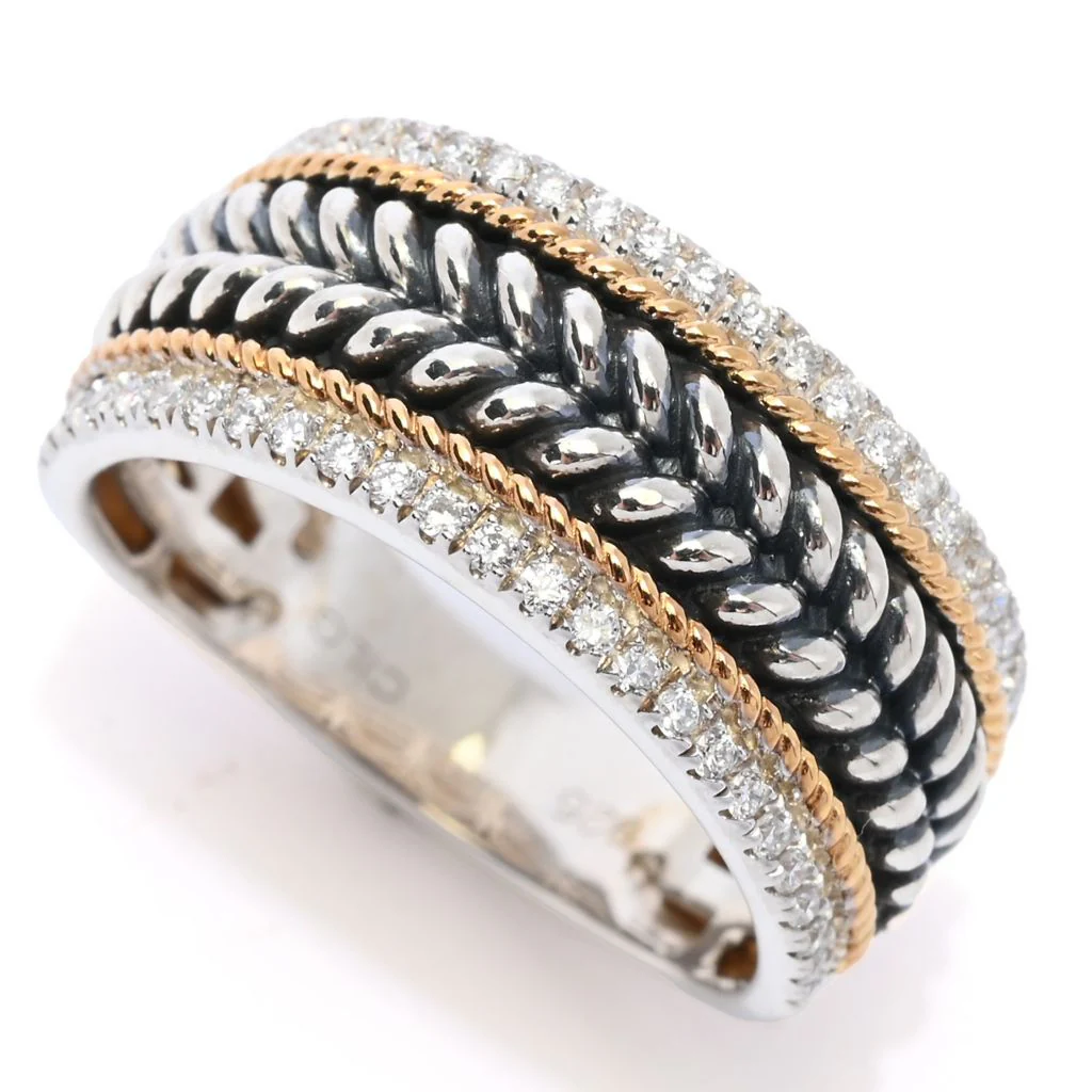 Melodia Diamonds 18K Vermeil 0.30ctw Lab Grown Diamond Band Ring - Image 5