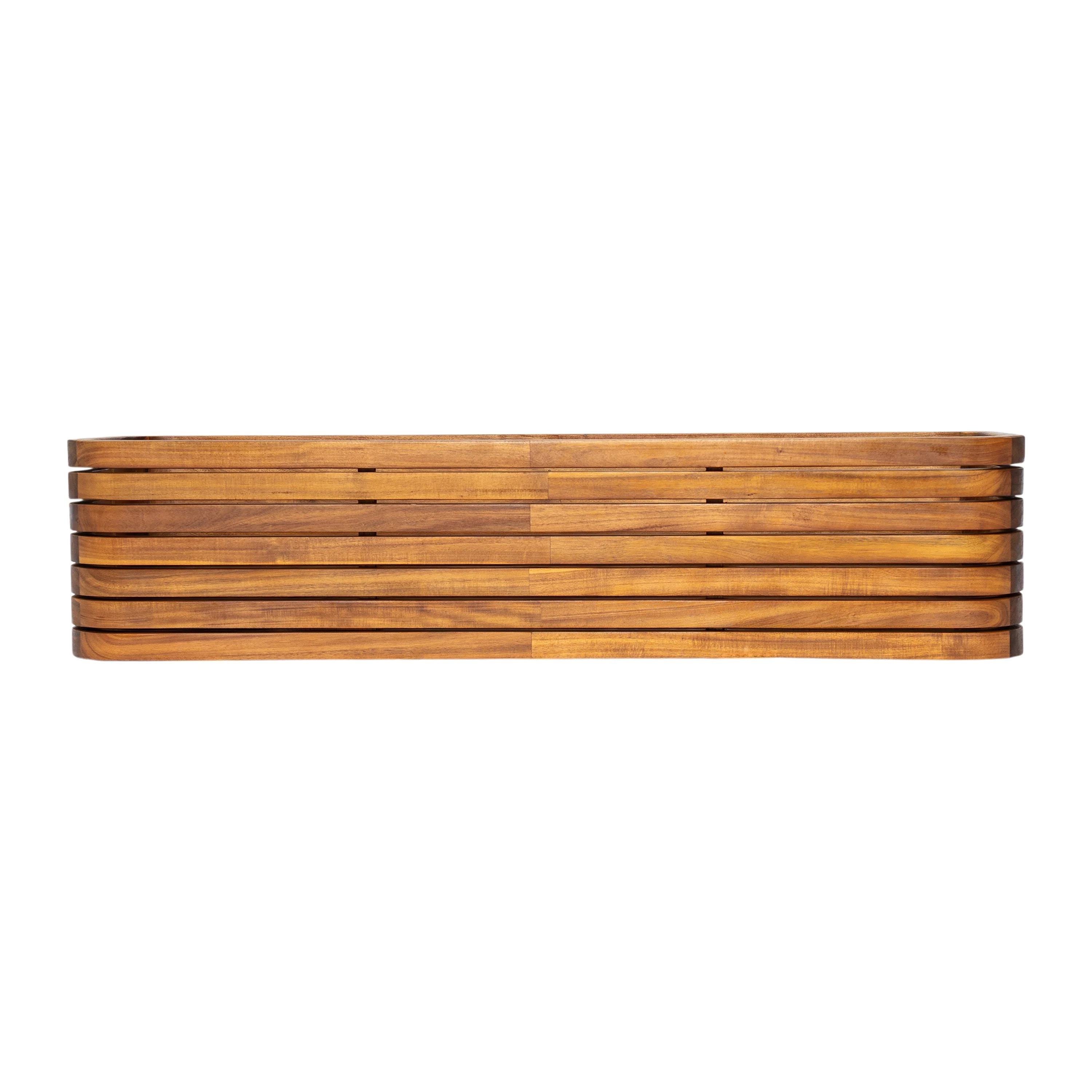 Melow Acacia Wood Coffee Table - Image 6