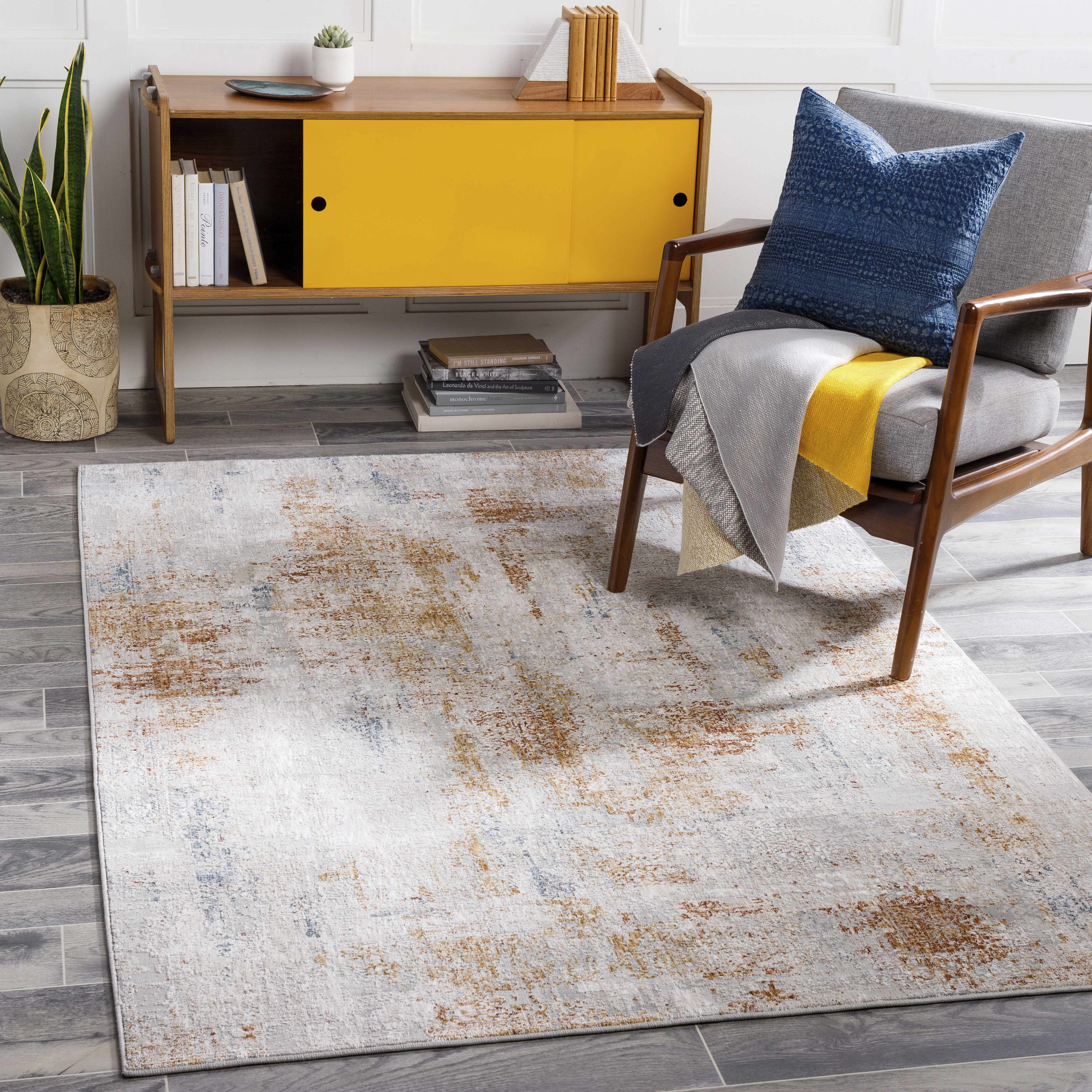 Melton Textured Luxe Area Rug - Image 2