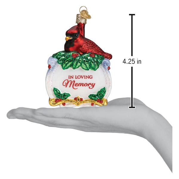 Memorial Cardinal Ornament - Image 6
