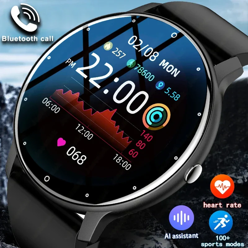 Men’s Smart Watch 2025 with Fitness Tracker, Heart Rate, Full Touch & Bluetooth Call - Image 2