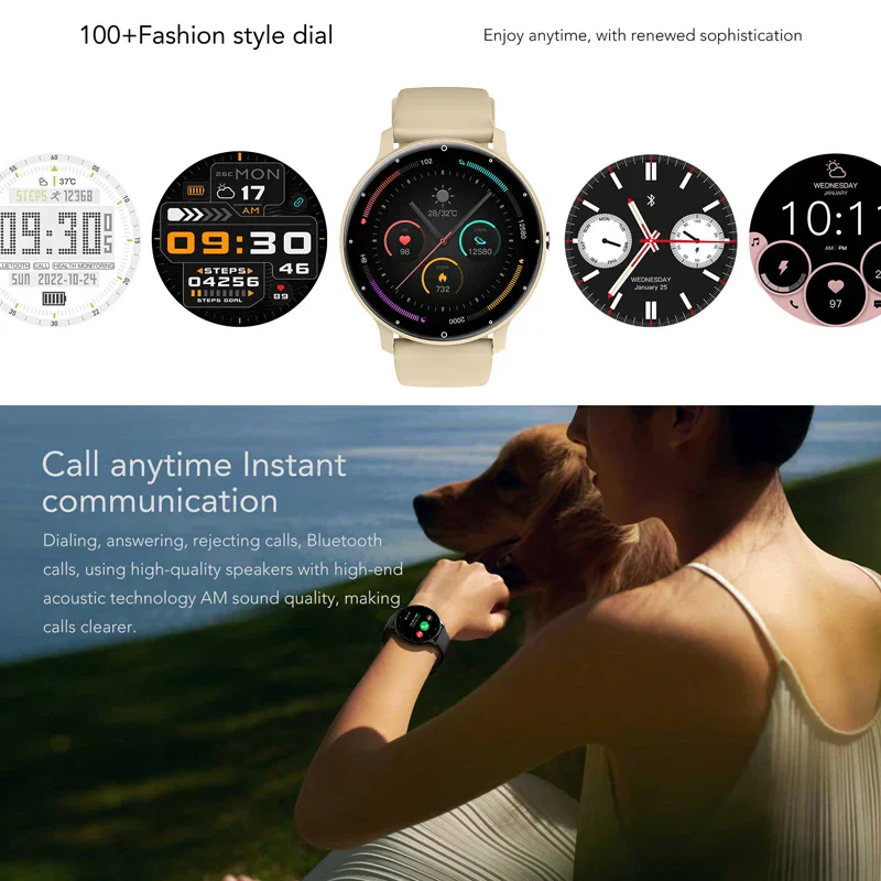 Men’s Smart Watch 2025 with Fitness Tracker, Heart Rate, Full Touch & Bluetooth Call - Image 4