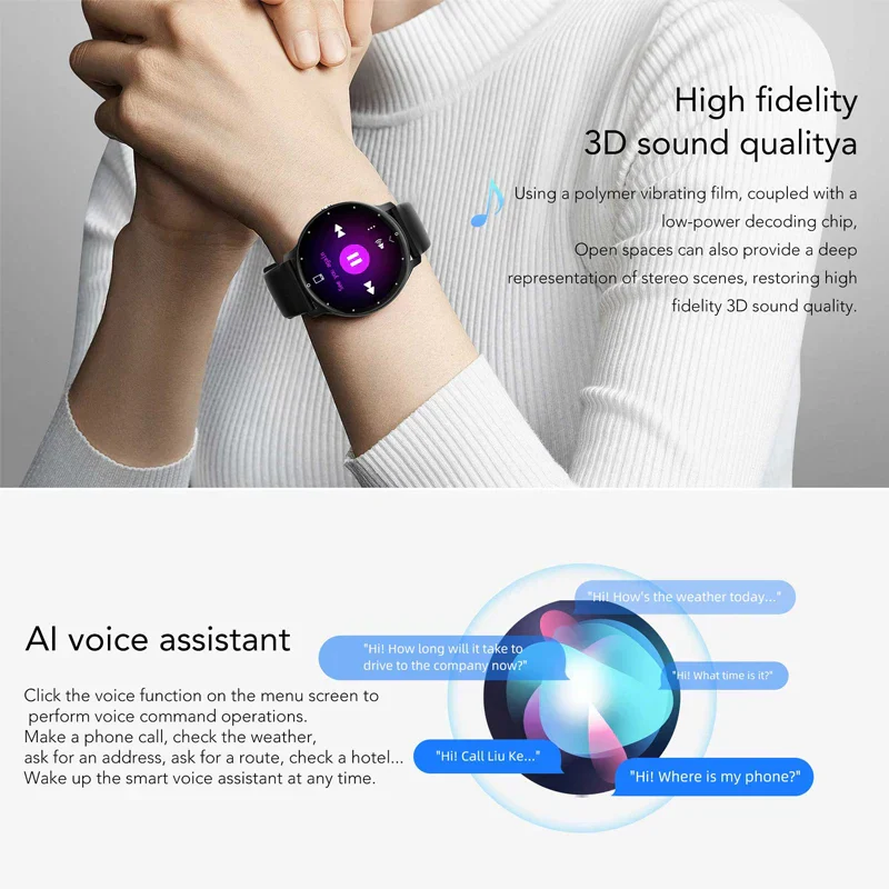 Men’s Smart Watch 2025 with Fitness Tracker, Heart Rate, Full Touch & Bluetooth Call - Image 6