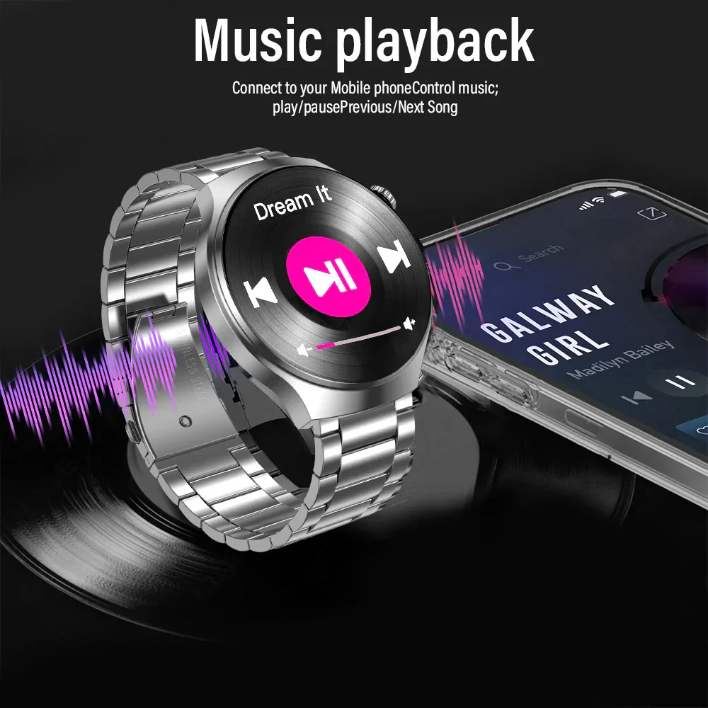 Men's Smart Watch Bluetooth Calling Fitness Tracker HD Display Sports Watch - Image 4