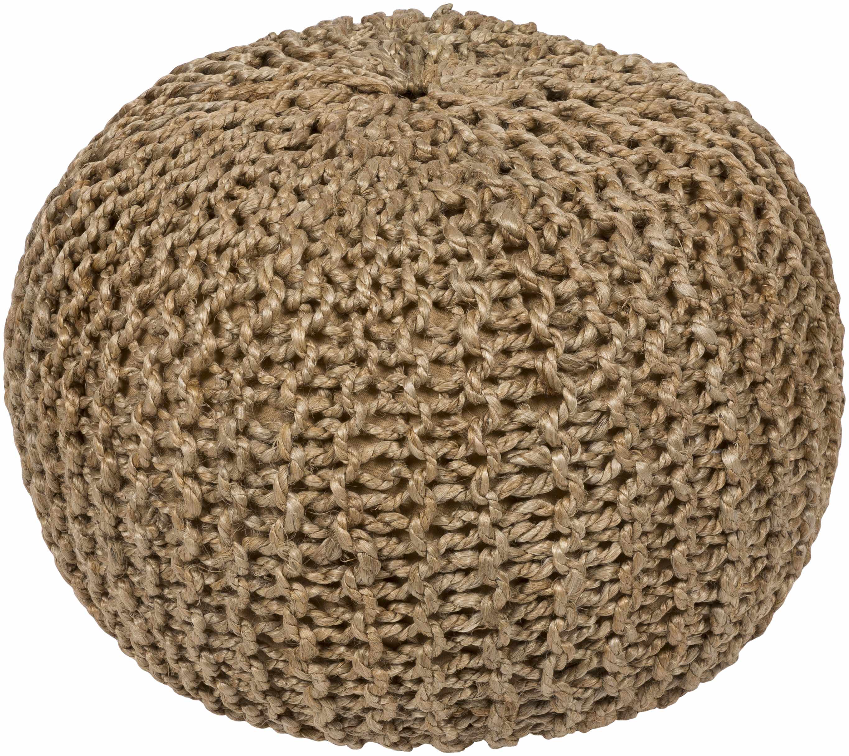 Merrittstown Cotton Knitted Pouf - Image 2