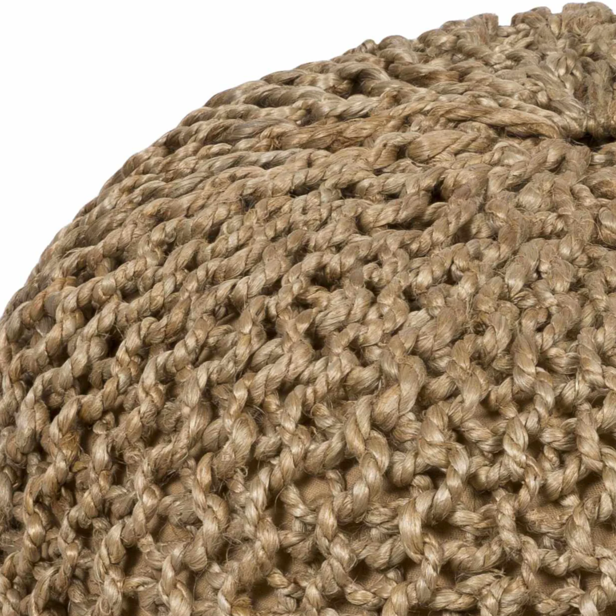 Merrittstown Cotton Knitted Pouf - Image 4