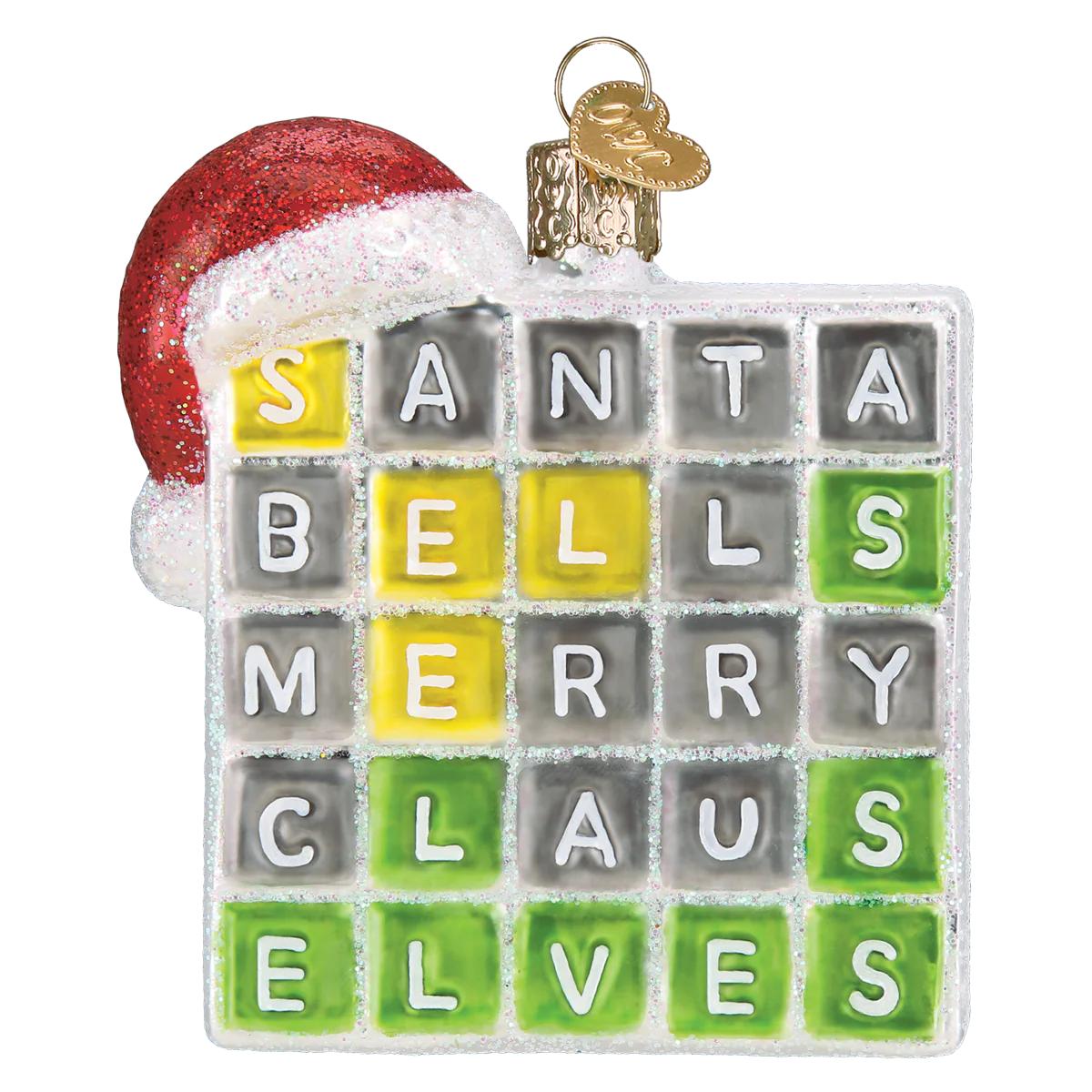 Merry Words Ornament by Old World Christmas - Image 2