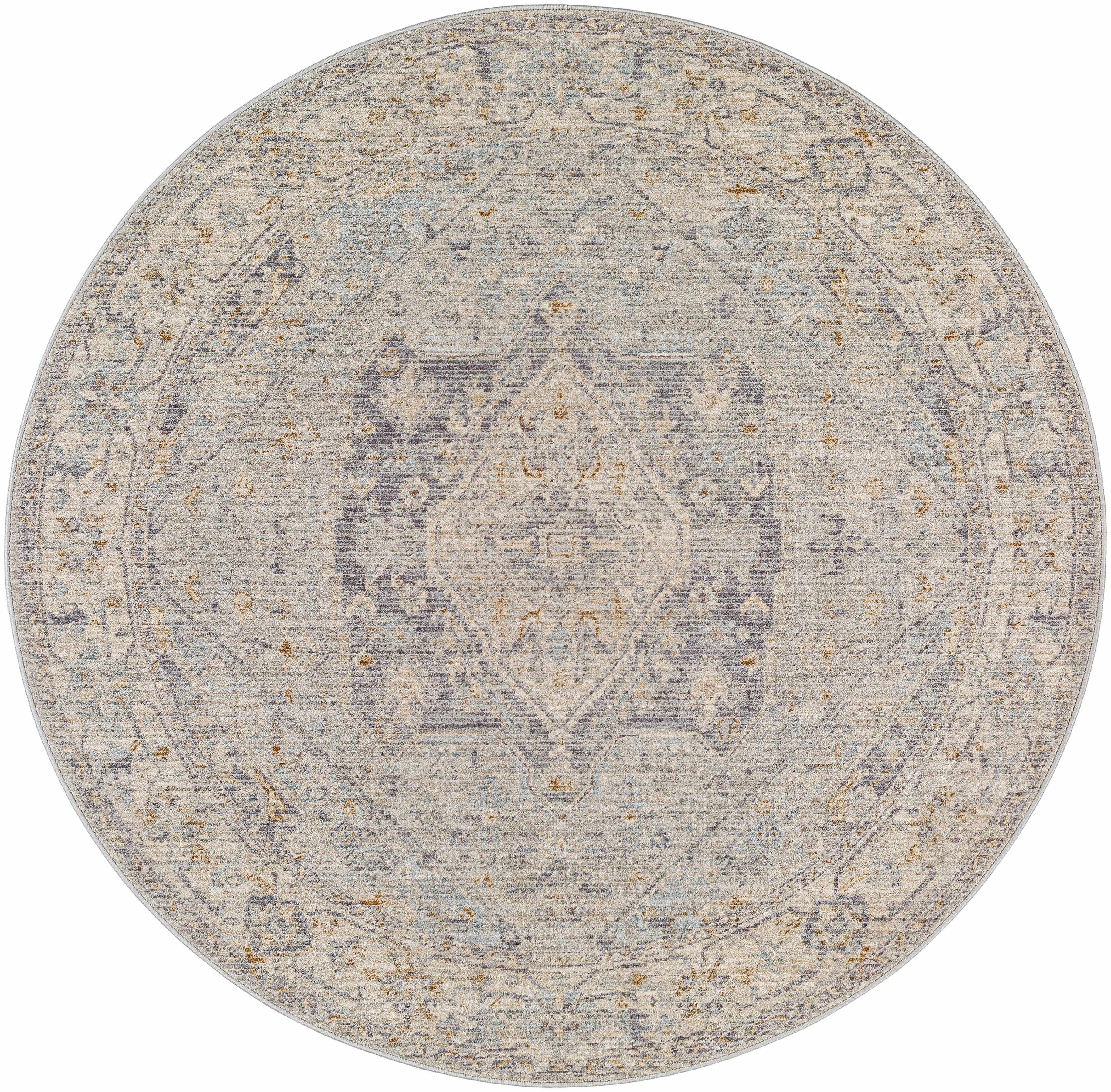 Merv Beige Neutral Statement Rug - Image 12