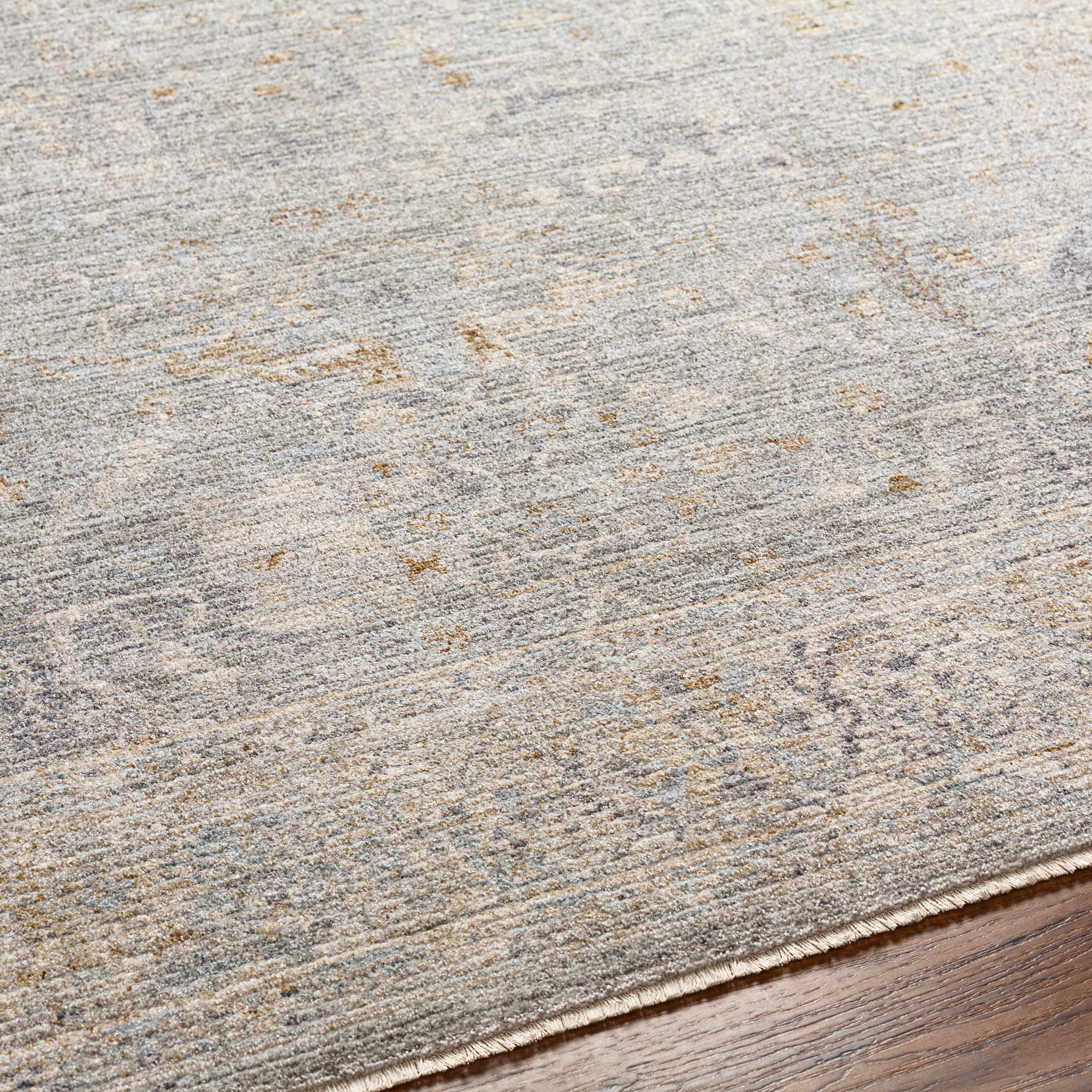Merv Beige Neutral Statement Rug - Image 6