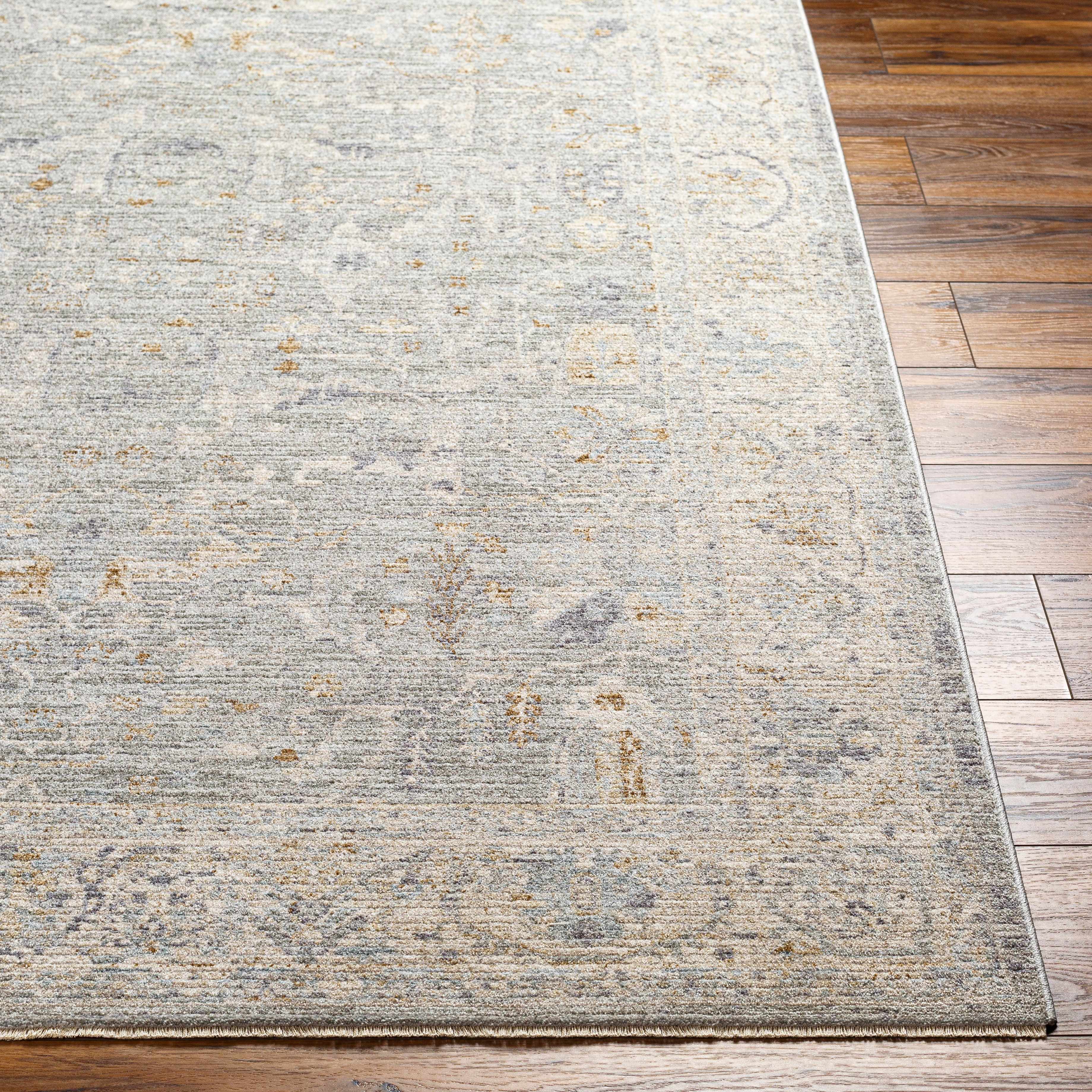 Merv Beige Neutral Statement Rug - Image 8