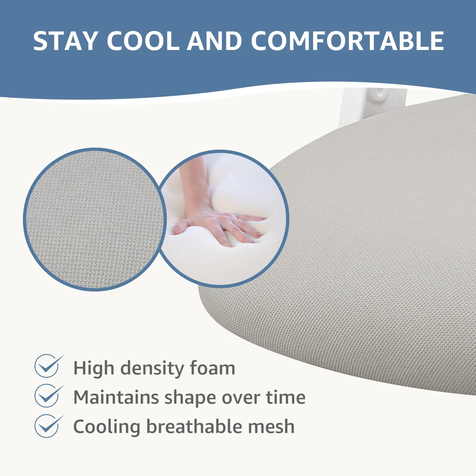 Mesh Ergonomic Office Chair Flip-Up Arms Adjustable Headrest Lumbar Support - Image 6