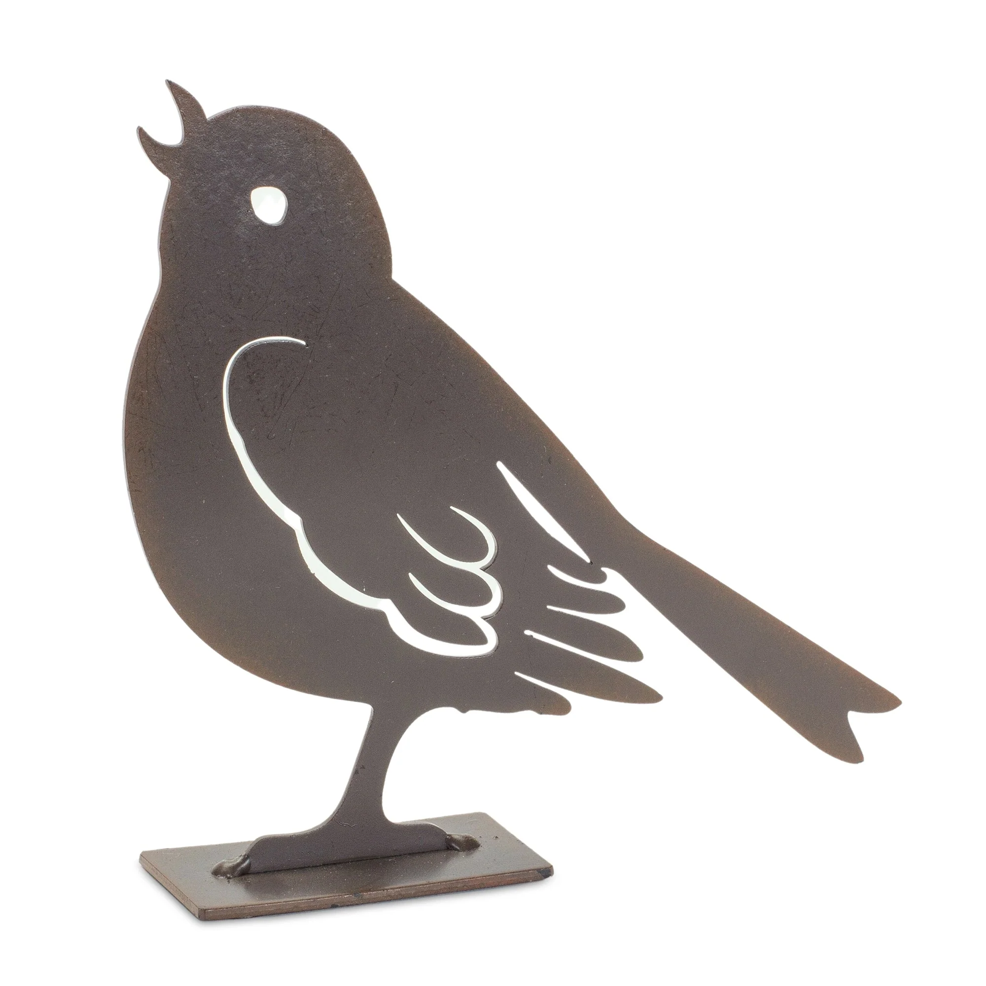 Metal cut out  bird figurine (set of 2) - Image 4